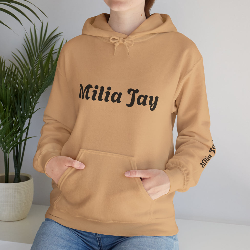 Milia Jay Hoodie with Red Heart Back
