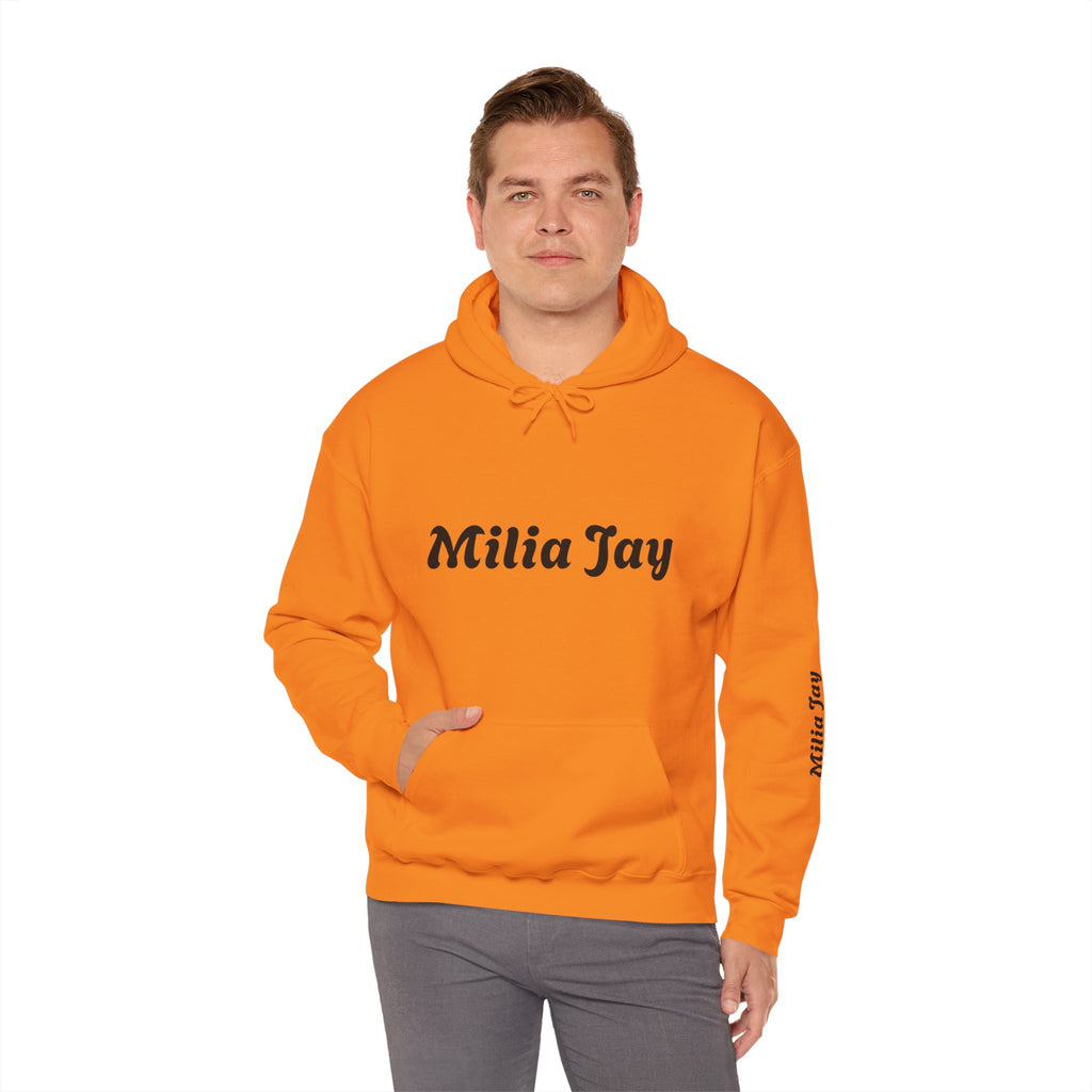 Milia Jay Hoodie with Red Heart Back