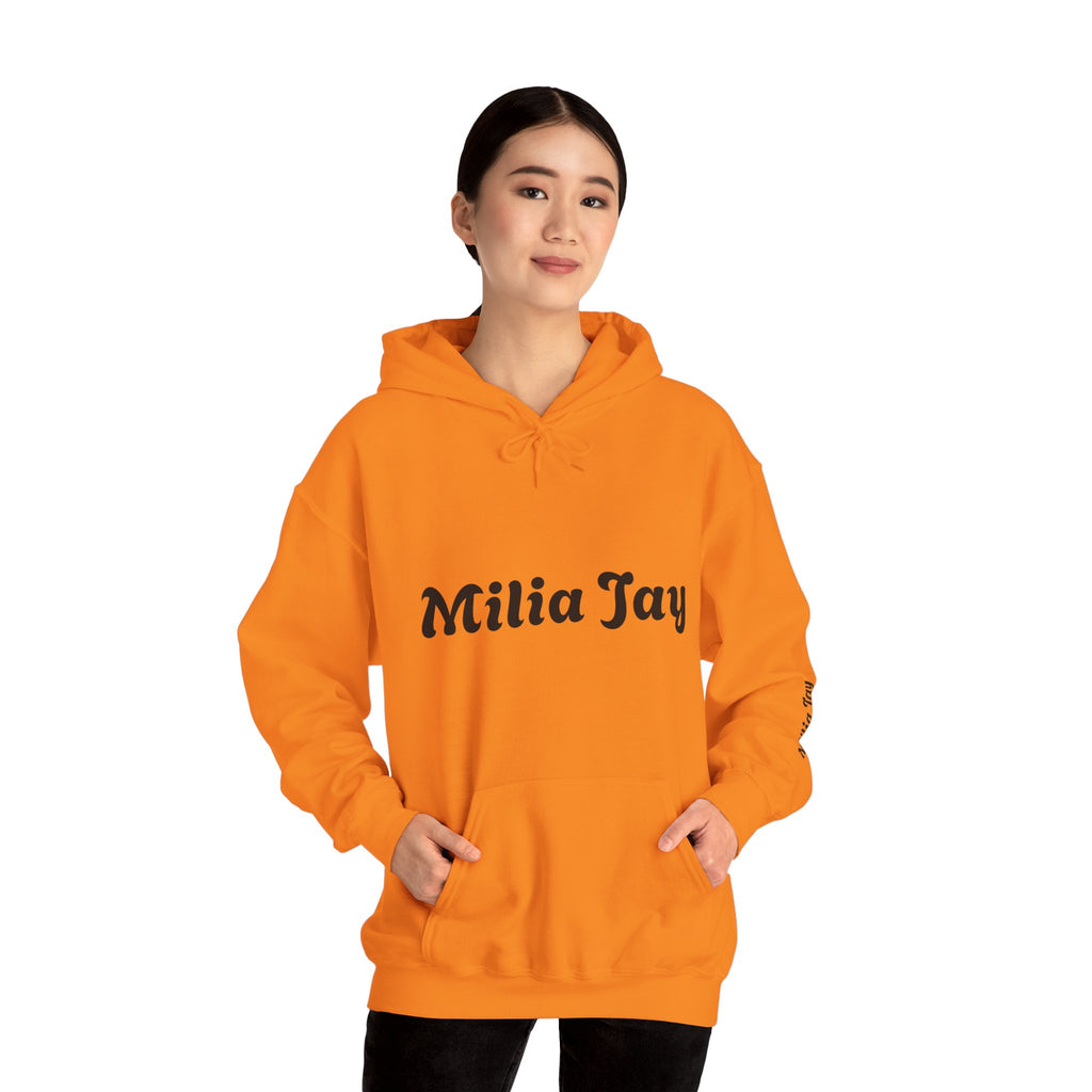 Milia Jay Hoodie with Red Heart Back