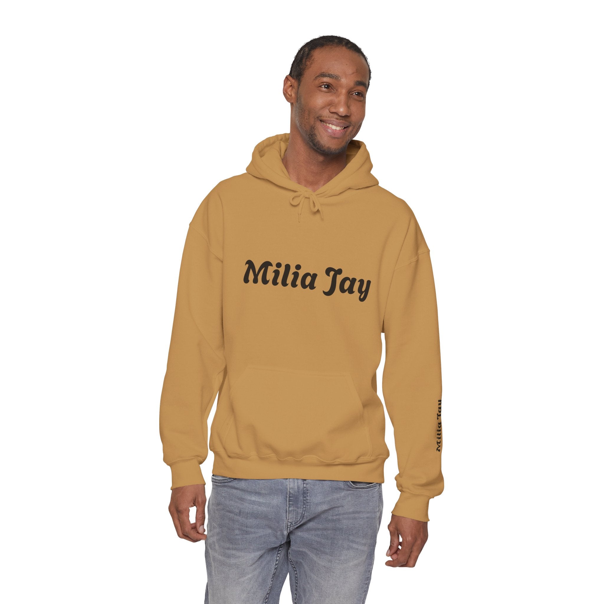 Milia Jay Hoodie with Red Heart Back