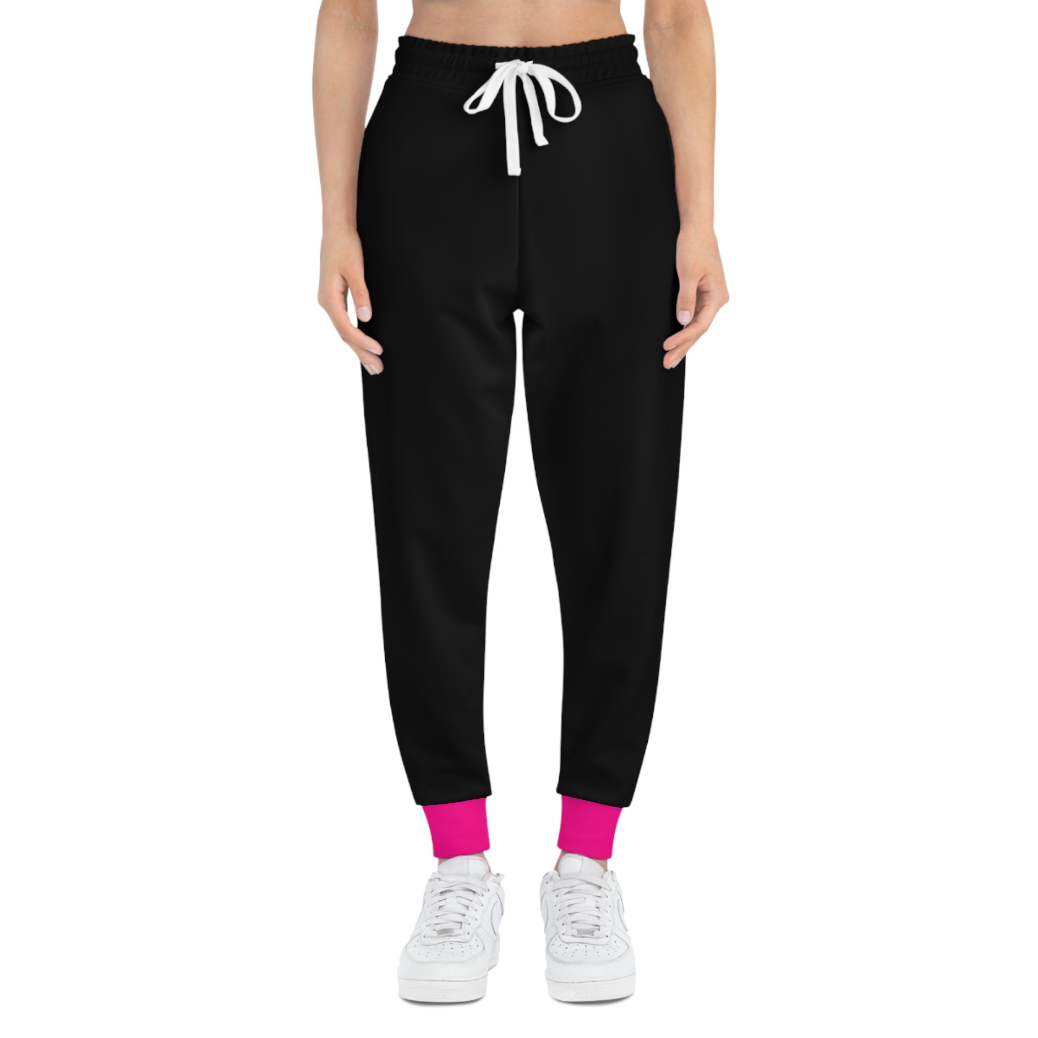 Women’s Jogger Pants – Black & Pink Comfort Fit | Milia Jay
