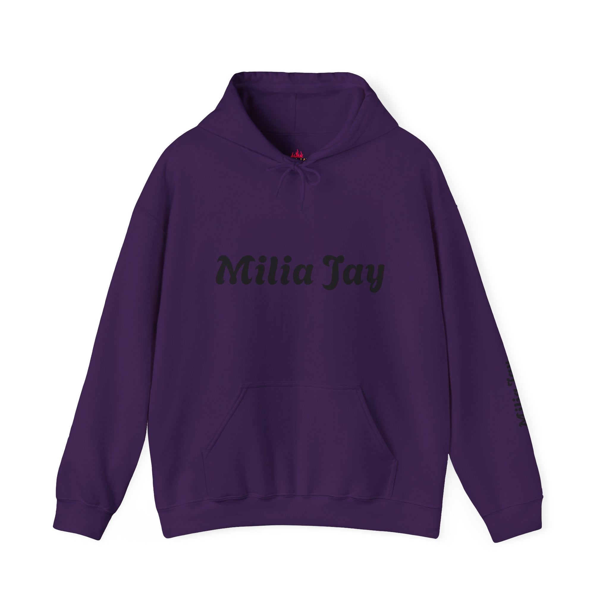 Milia Jay Hoodie with Red Heart Back