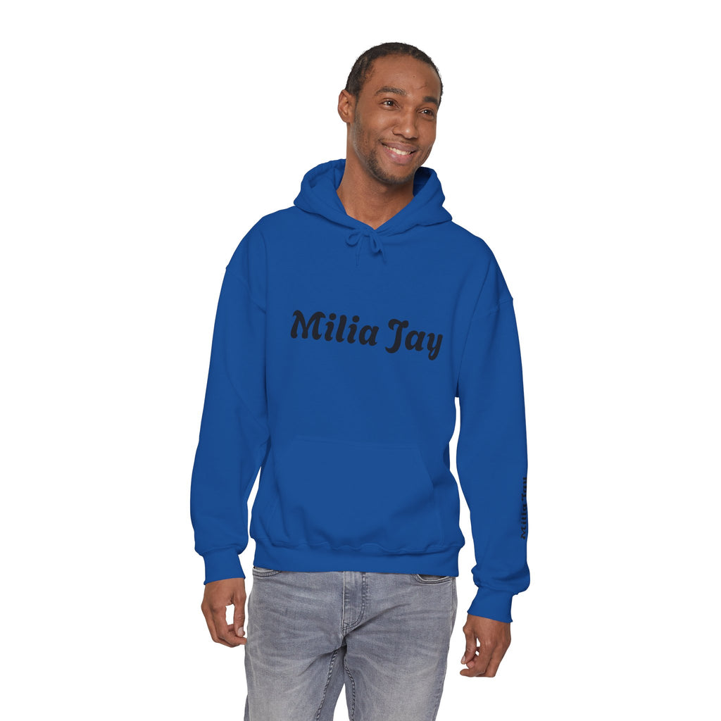 Milia Jay Hoodie with Red Heart Back