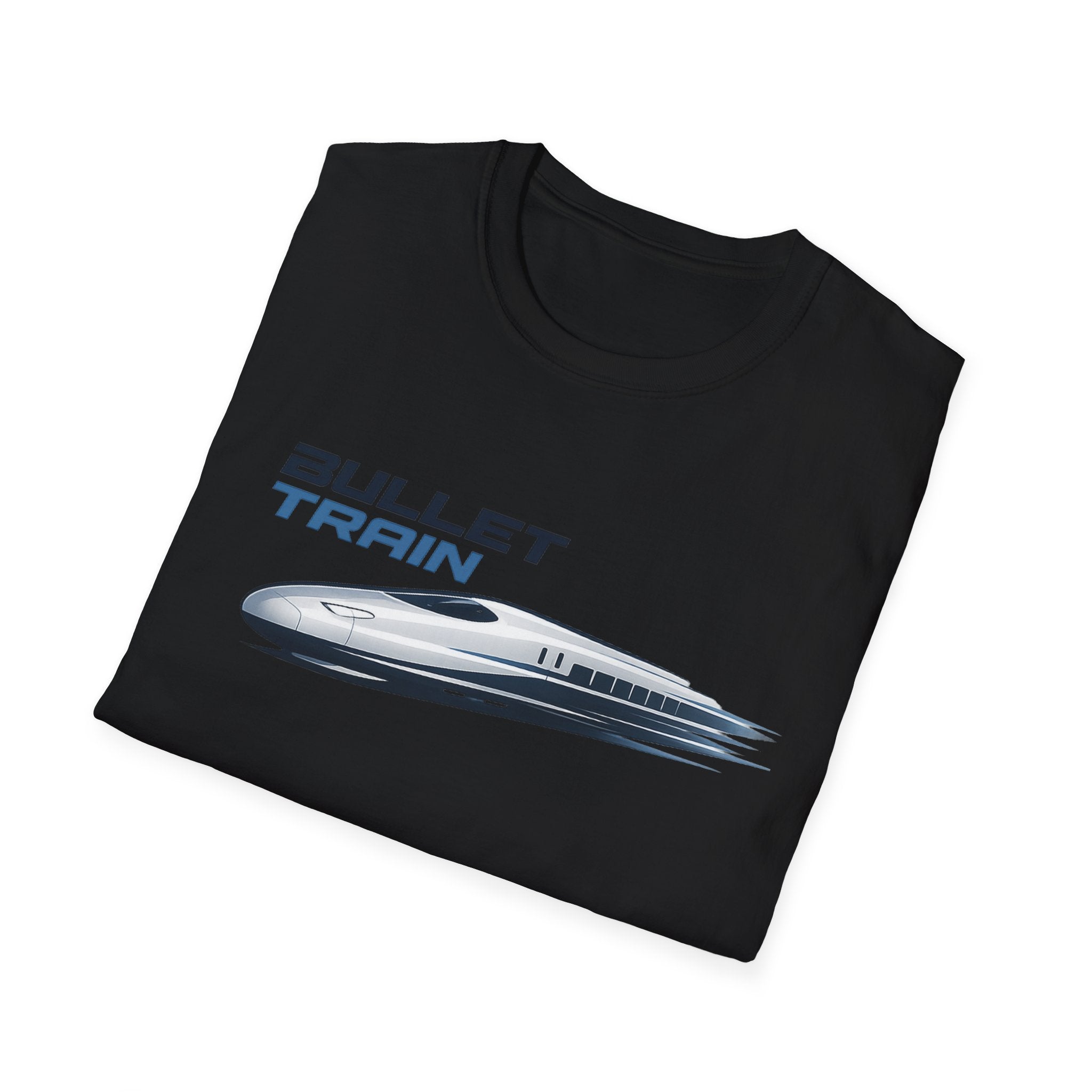 The Bullet Train Unisex Softstyle T-Shirt Japan Shinkansen Tokyo Graphic Tee Japanese Streetwear Shirt