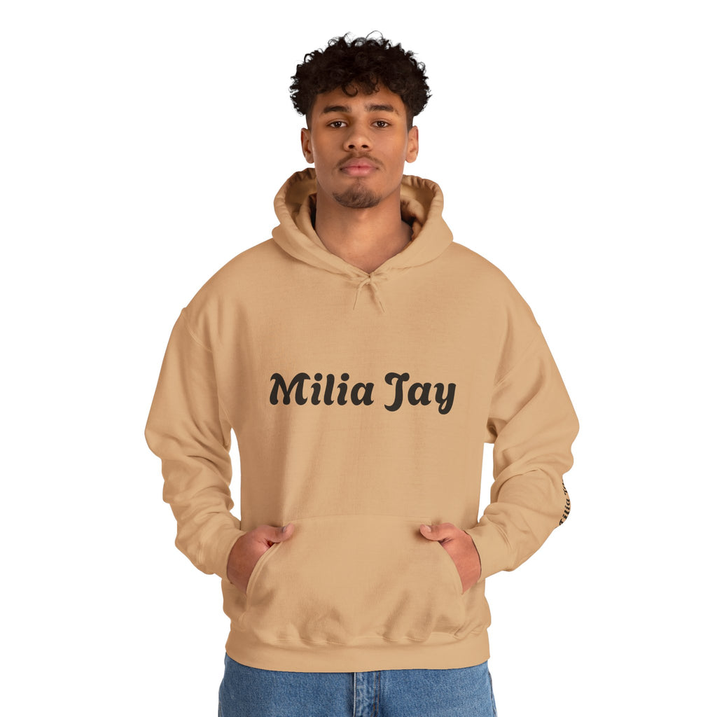 Milia Jay Hoodie with Red Heart Back