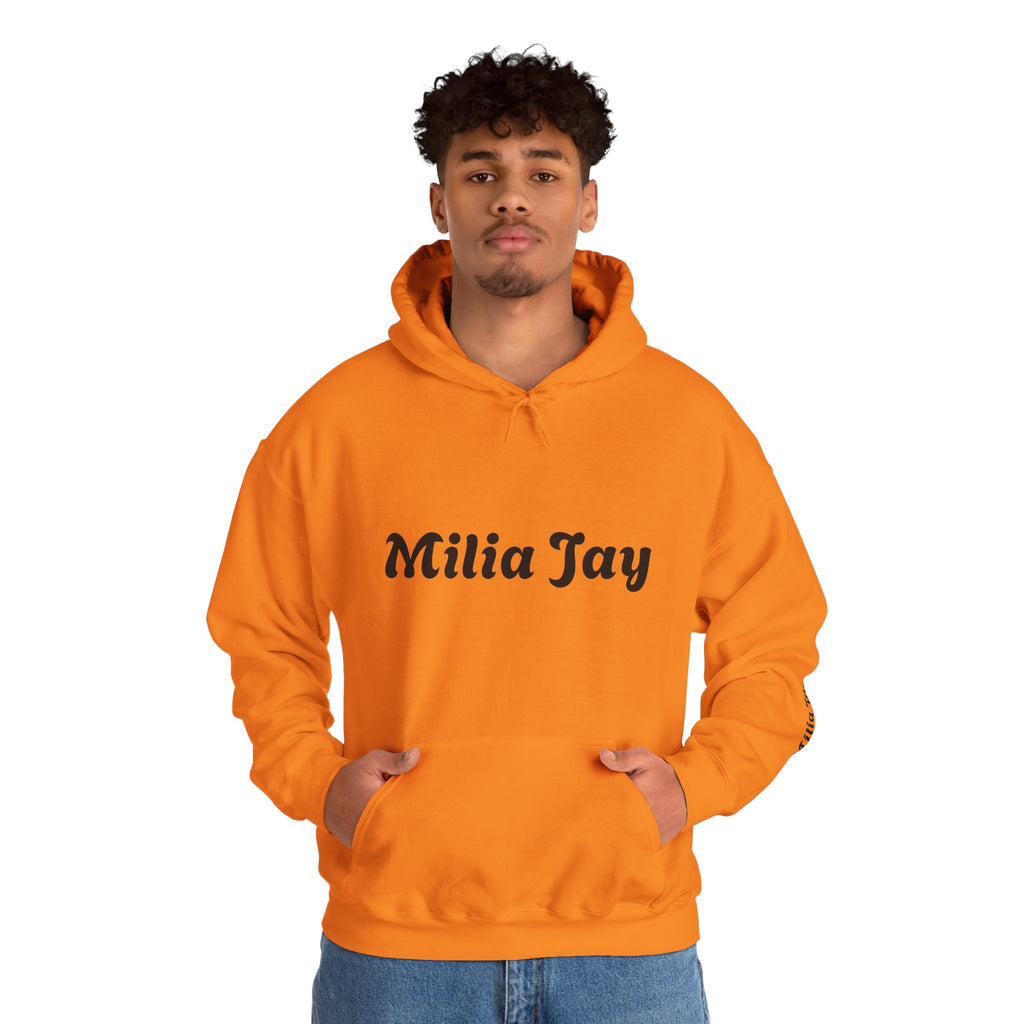 Milia Jay Hoodie with Red Heart Back