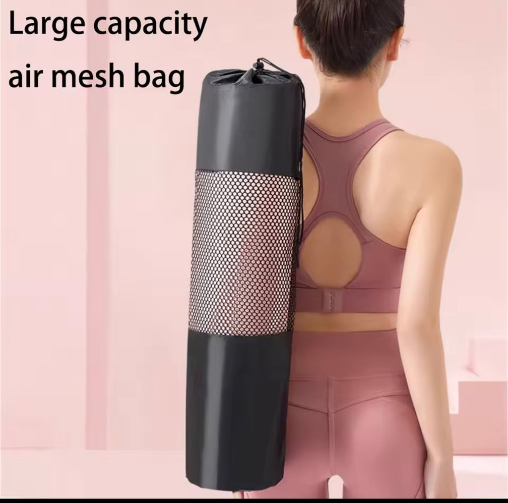 Yoga Mat Bag for Women – Large Fitness Gym Tote Inspired by Alo Yoga Bag Style for Pilates, Workout & Wellness Essentials