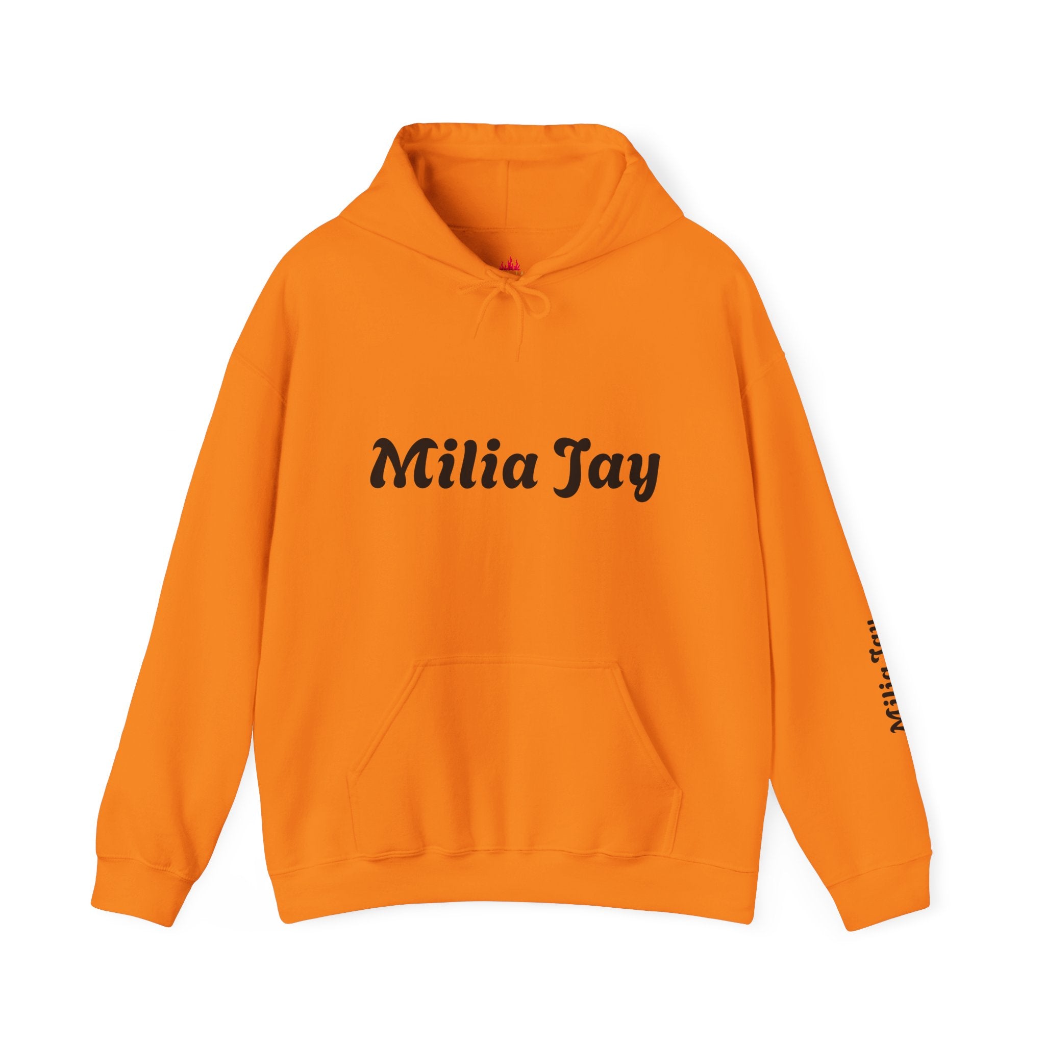 Milia Jay Hoodie with Red Heart Back