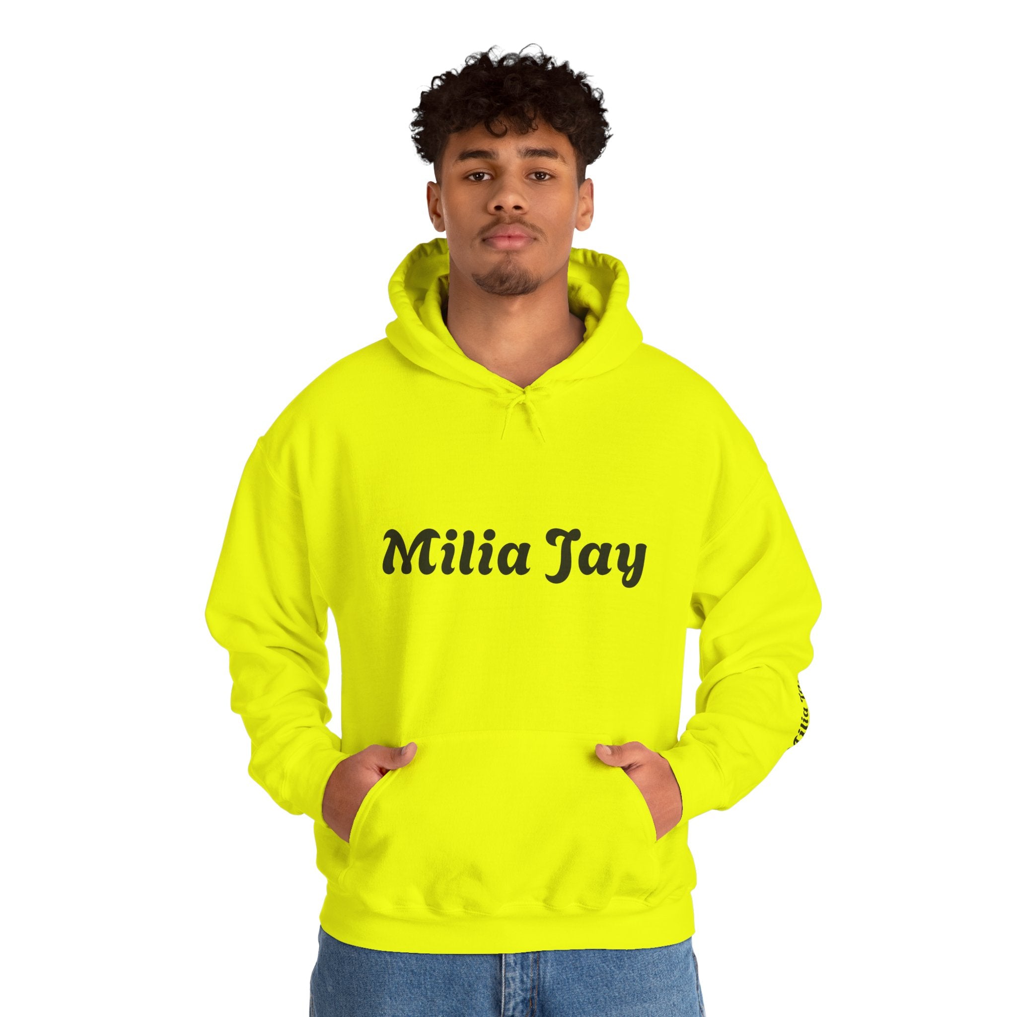 Milia Jay Hoodie with Red Heart Back