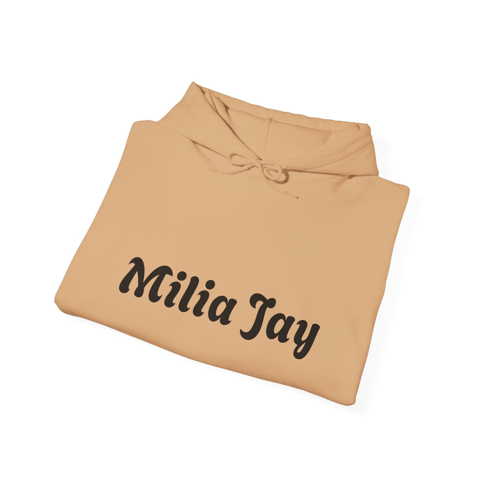 Milia Jay Hoodie with Red Heart Back