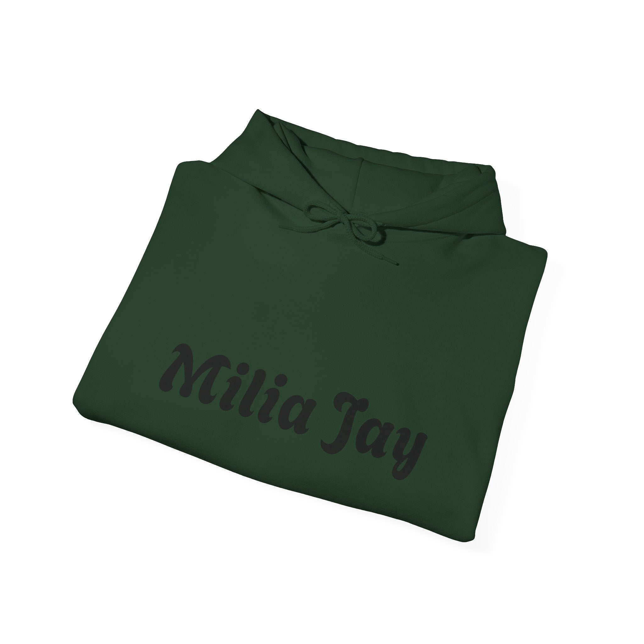 Milia Jay Hoodie with Red Heart Back