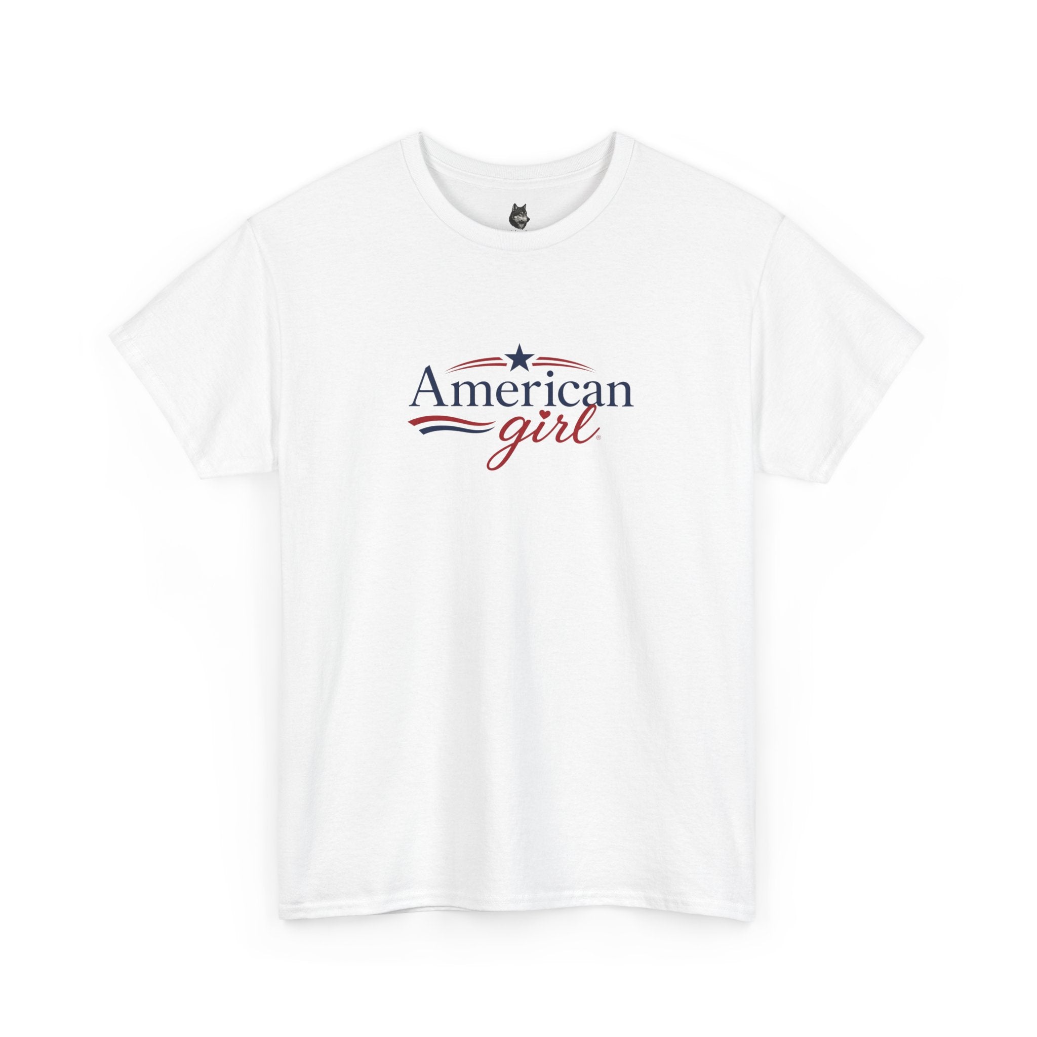 American Girl T-Shirt — Patriotic Stars & Script Tee
