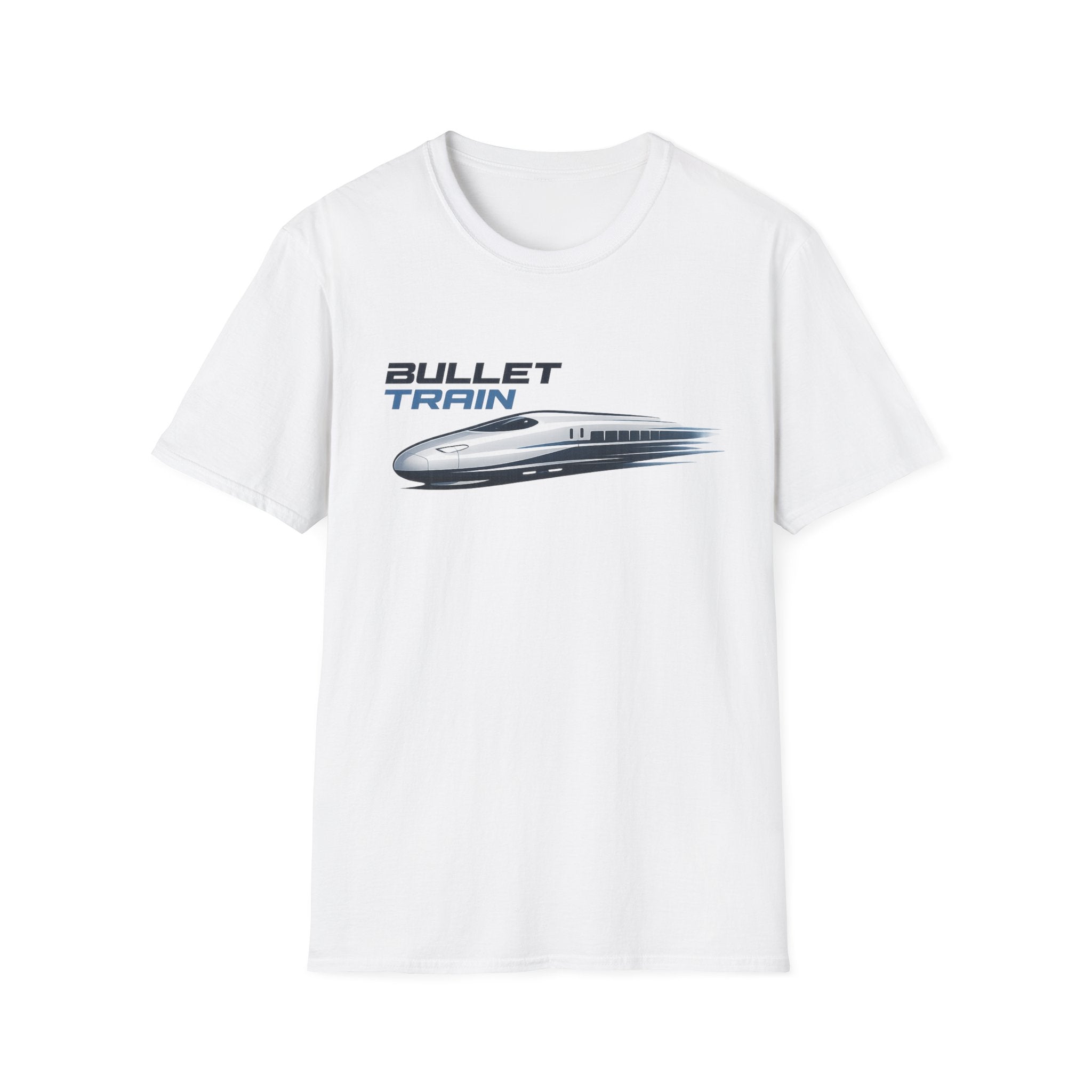 The Bullet Train Unisex Softstyle T-Shirt Japan Shinkansen Tokyo Graphic Tee Japanese Streetwear Shirt