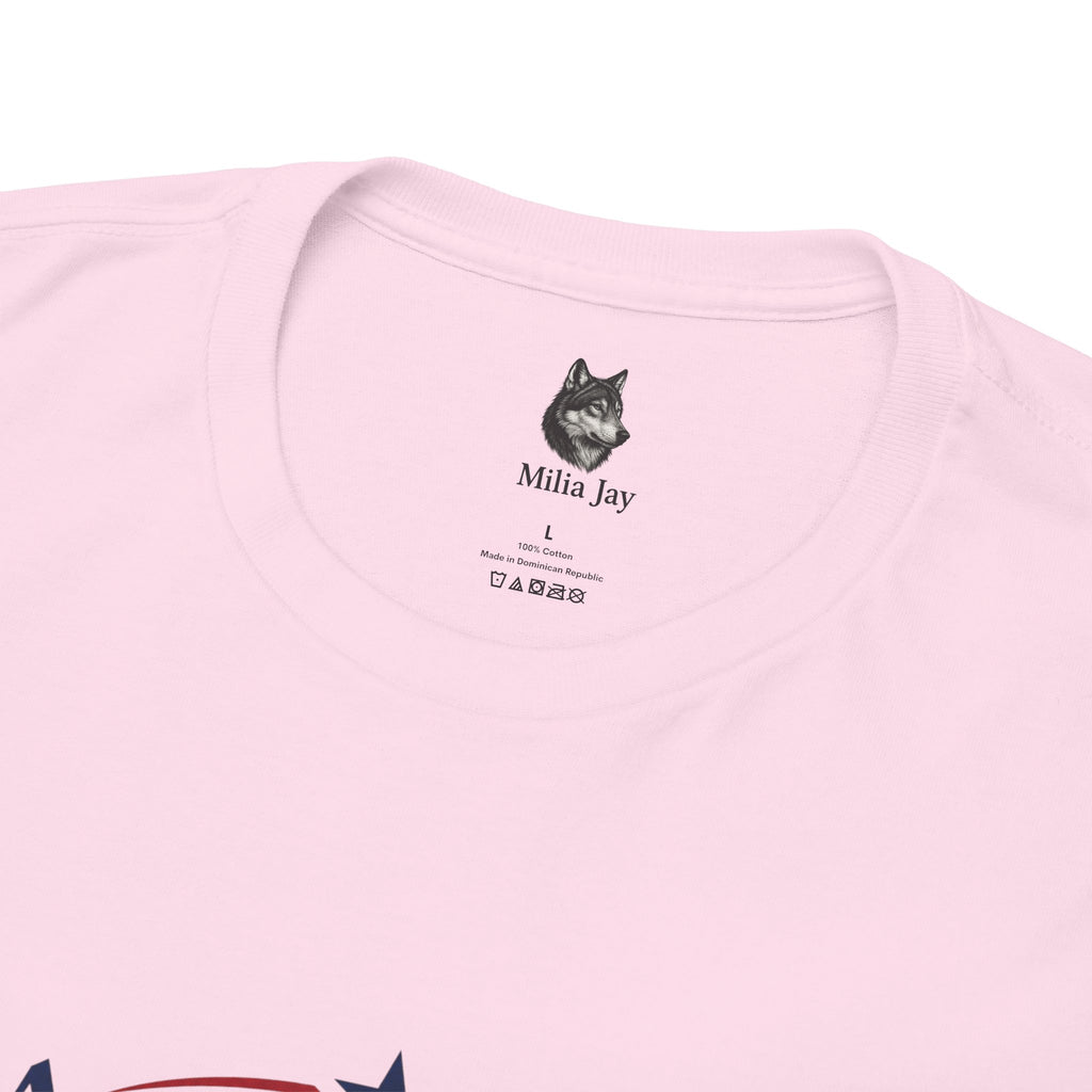 American Girl T-Shirt — Patriotic Stars & Script Tee
