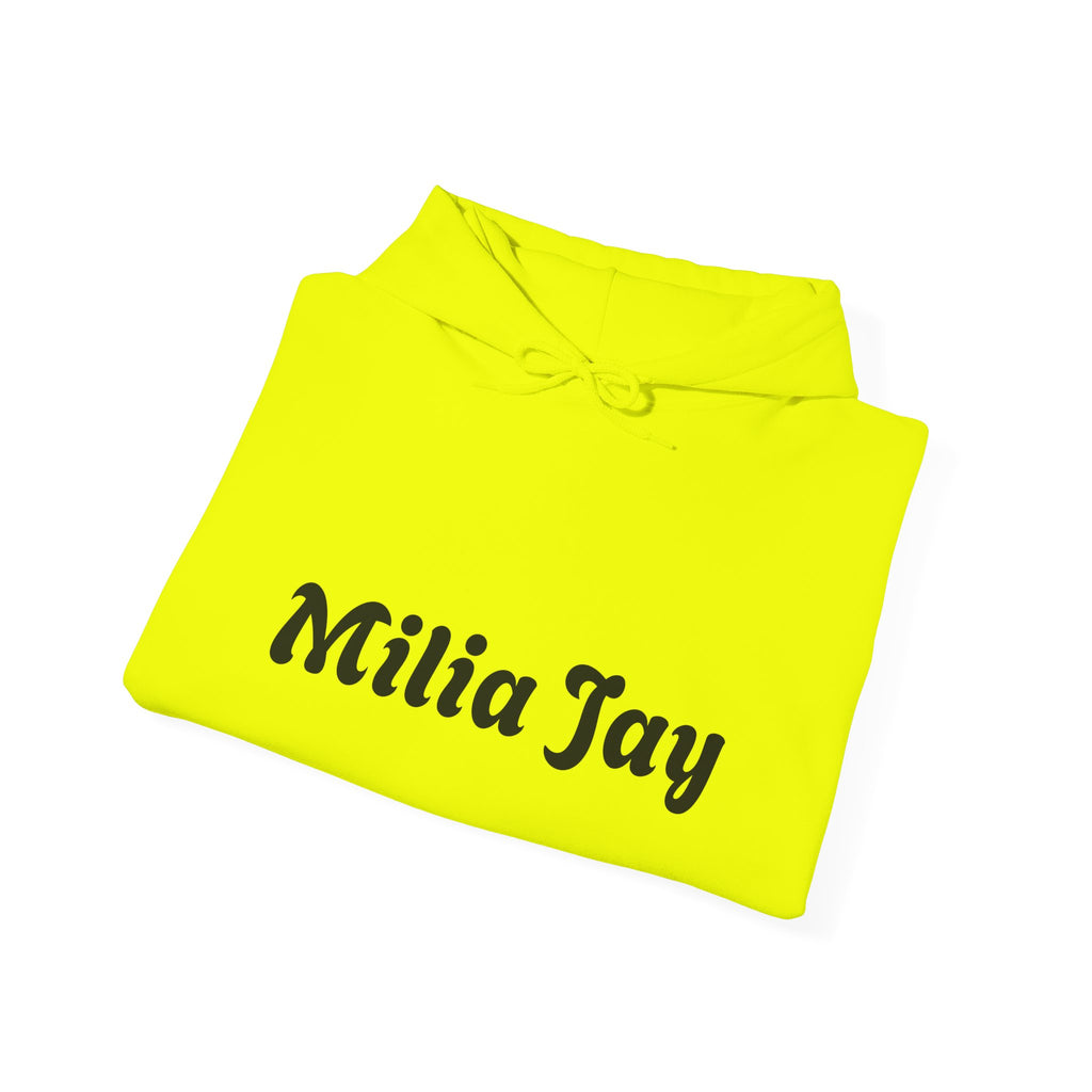 Milia Jay Hoodie with Red Heart Back