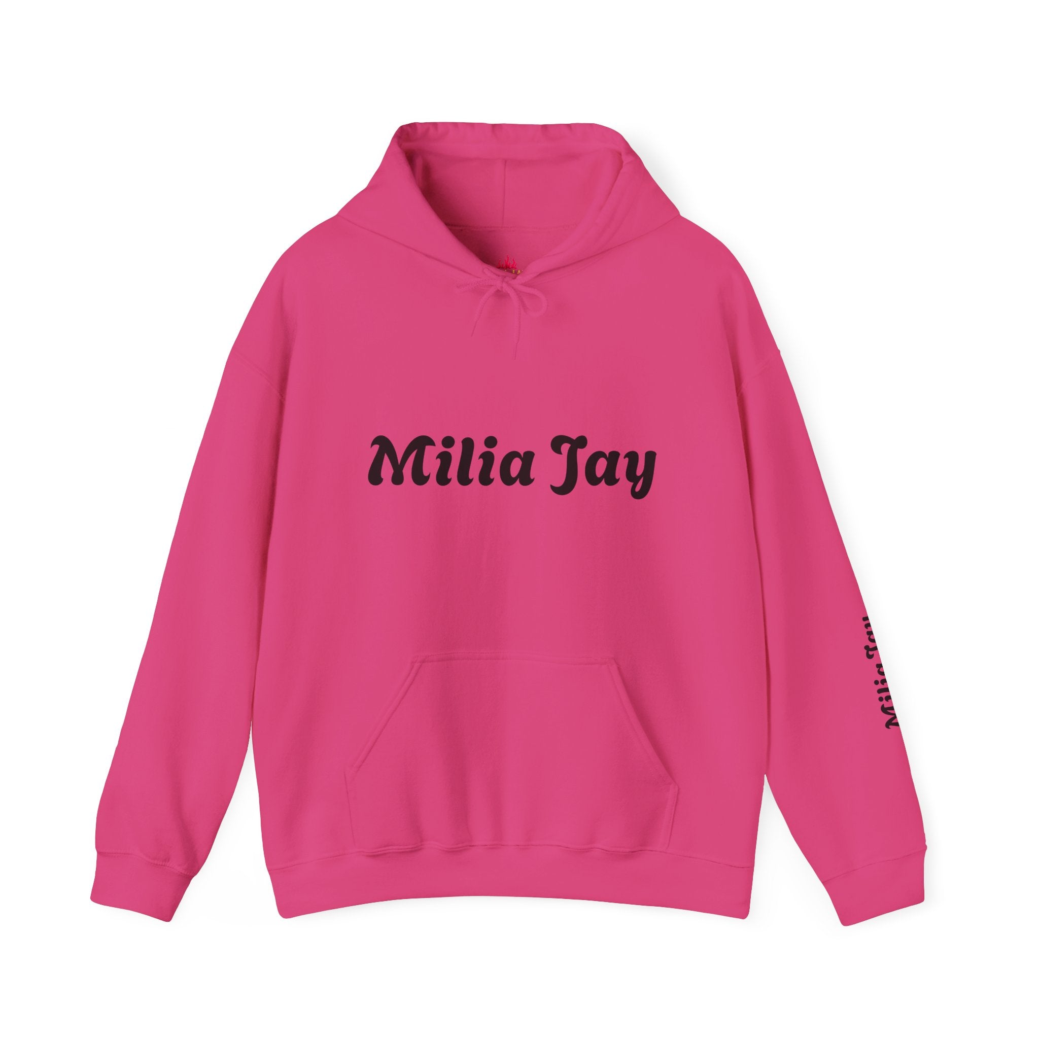 Milia Jay Hoodie with Red Heart Back