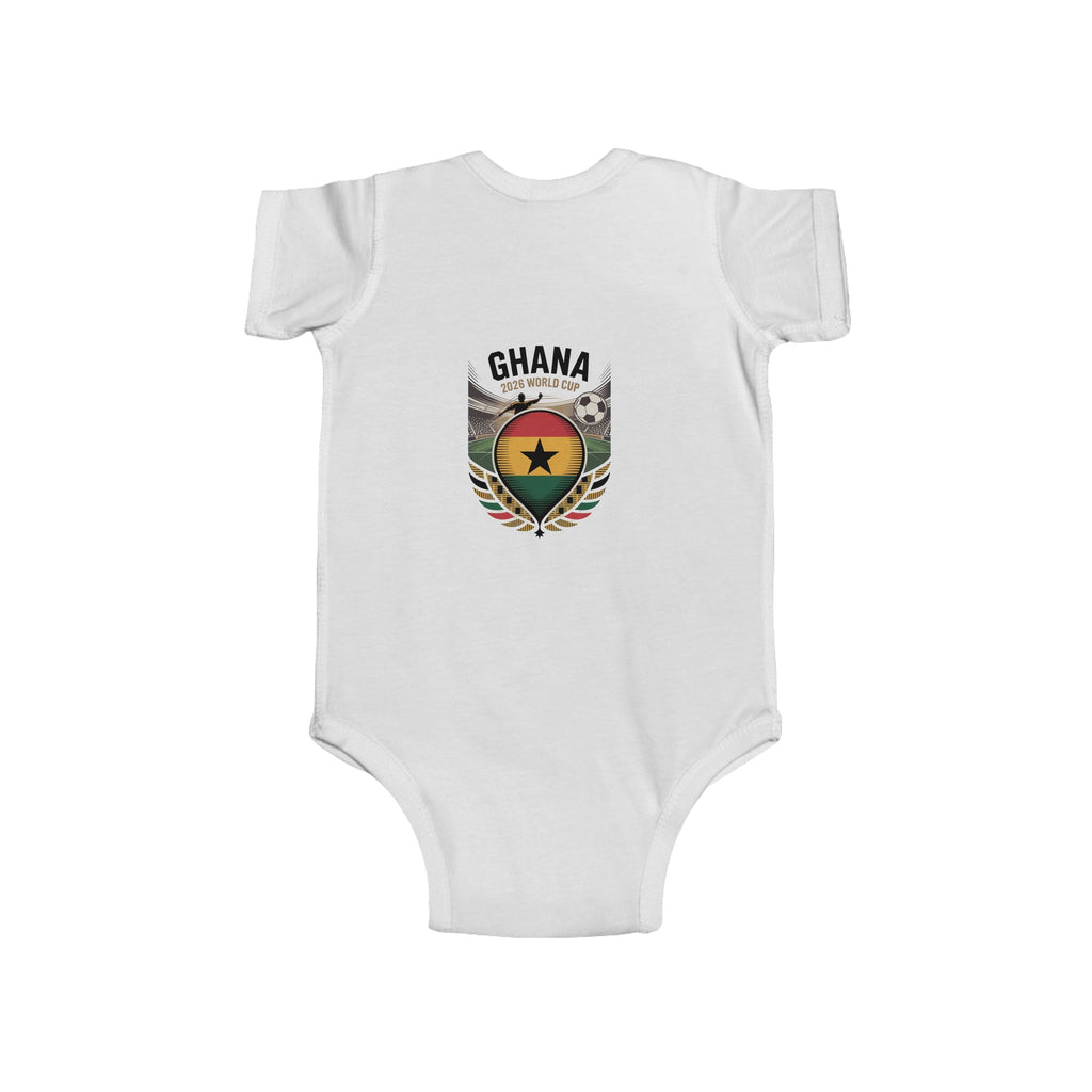 Ghana Soccer Infant Bodysuit, Cute Baby Outfit, Football Fan Baby Onesie, Ghana Pride, World Cup Baby Gift
