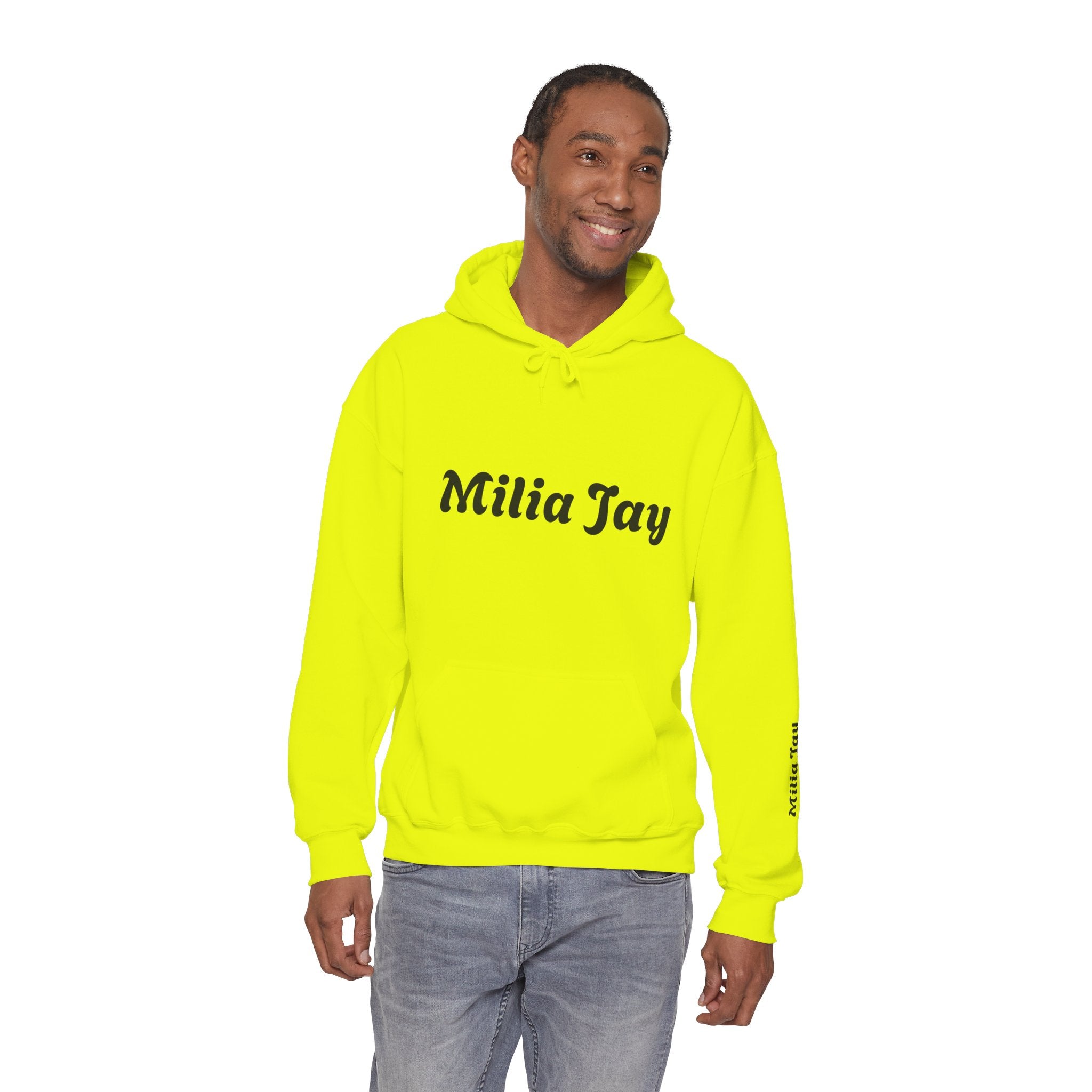 Milia Jay Hoodie with Red Heart Back