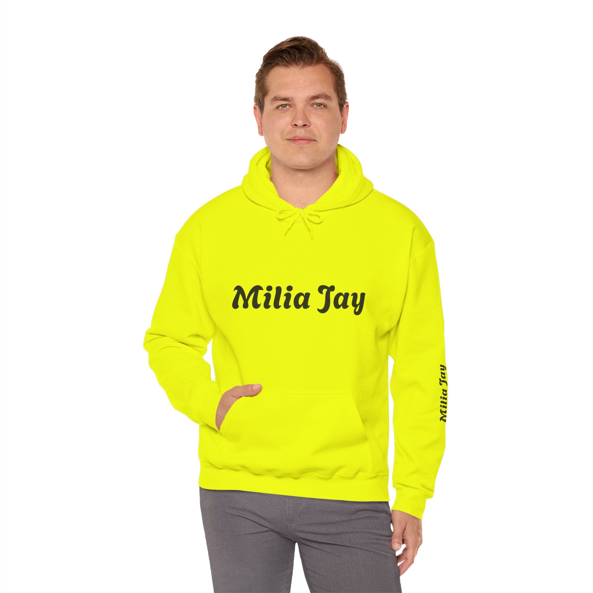 Milia Jay Hoodie with Red Heart Back