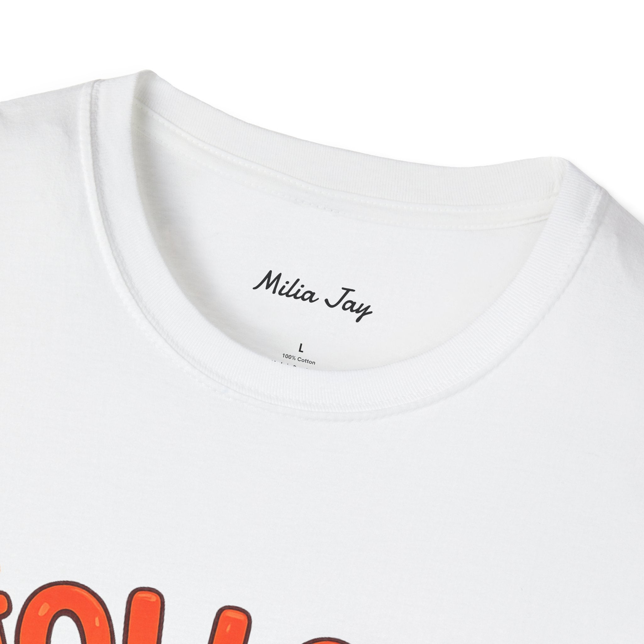 Jollof Rice T-Shirt Cute Kawaii Bowl Design (“Na happiness be this”)