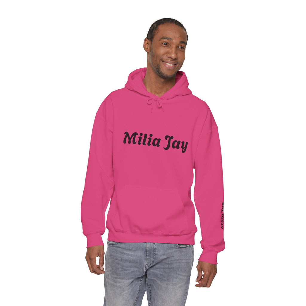 Milia Jay Hoodie with Red Heart Back