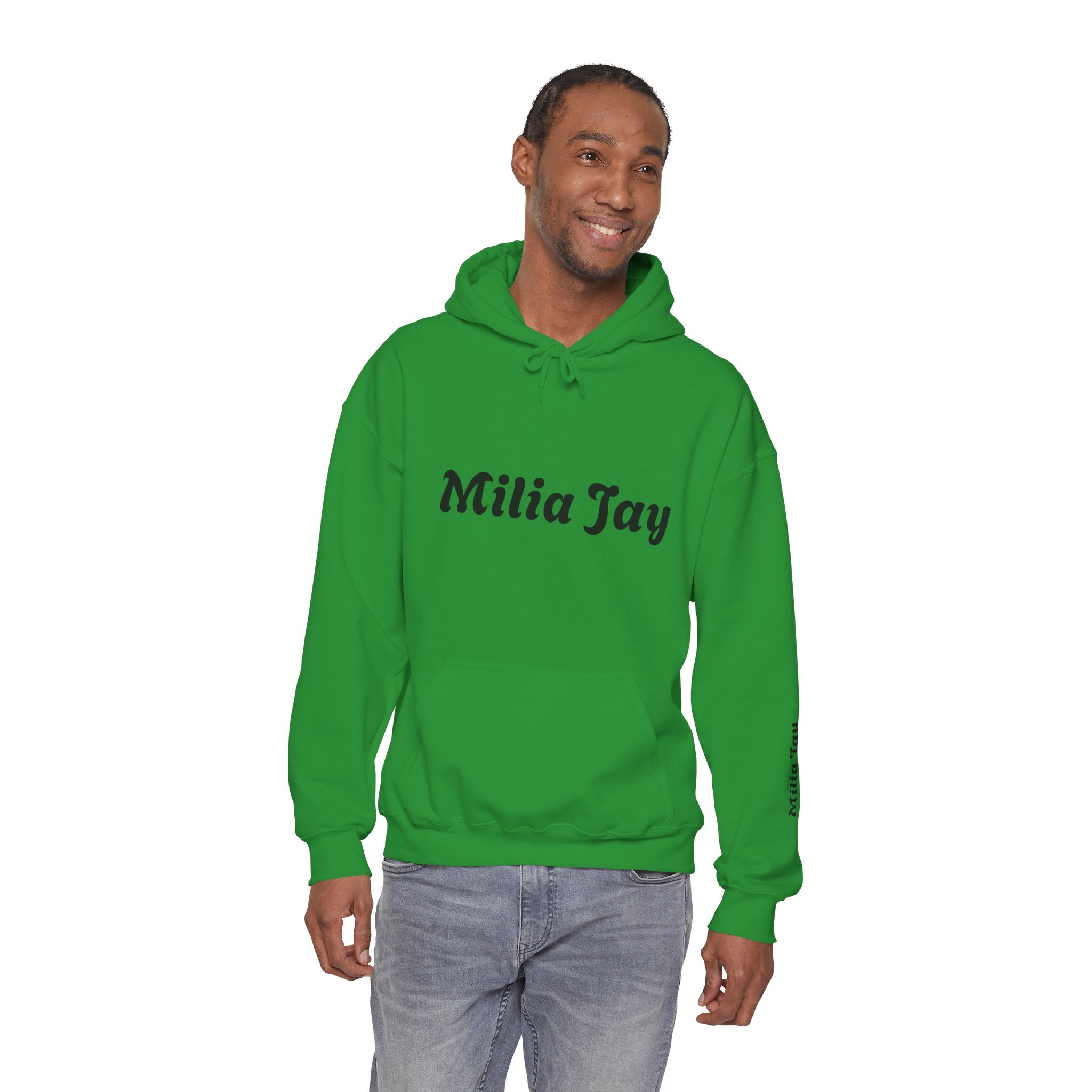 Milia Jay Hoodie with Red Heart Back