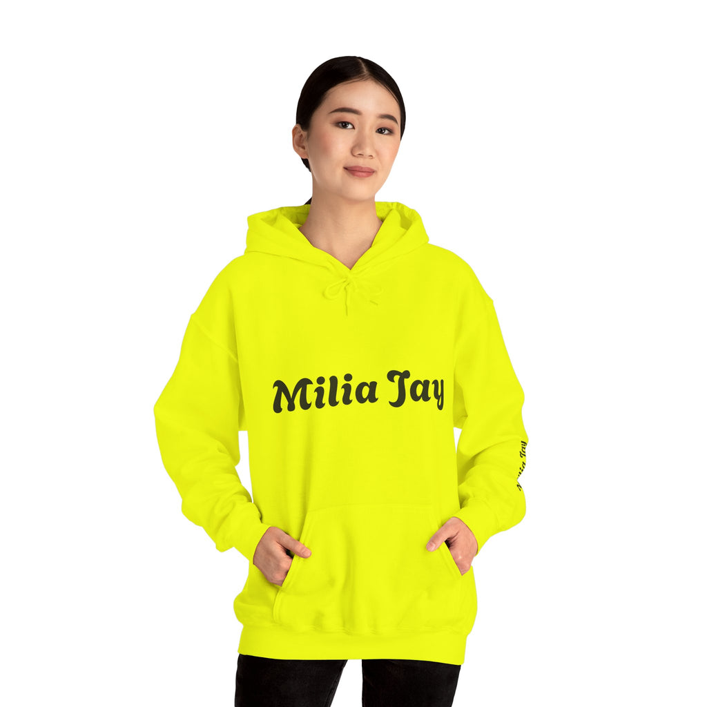 Milia Jay Hoodie with Red Heart Back