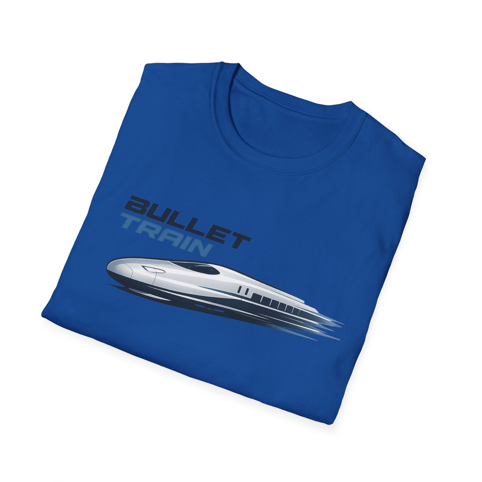 The Bullet Train Unisex Softstyle T-Shirt Japan Shinkansen Tokyo Graphic Tee Japanese Streetwear Shirt