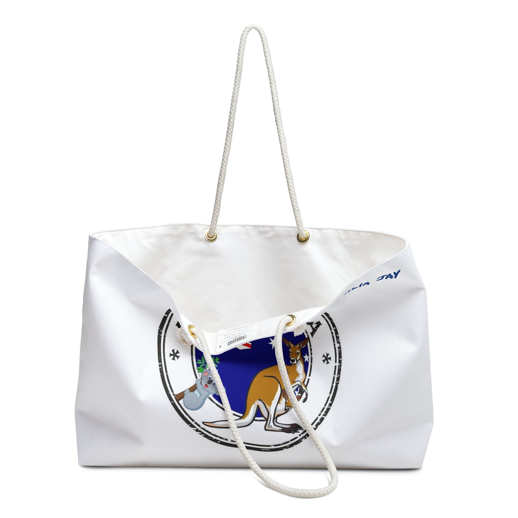 Australia shoulder bag – Kangaroo & Flag Travel Tote | Large Capacity Overnight & Gym Bag