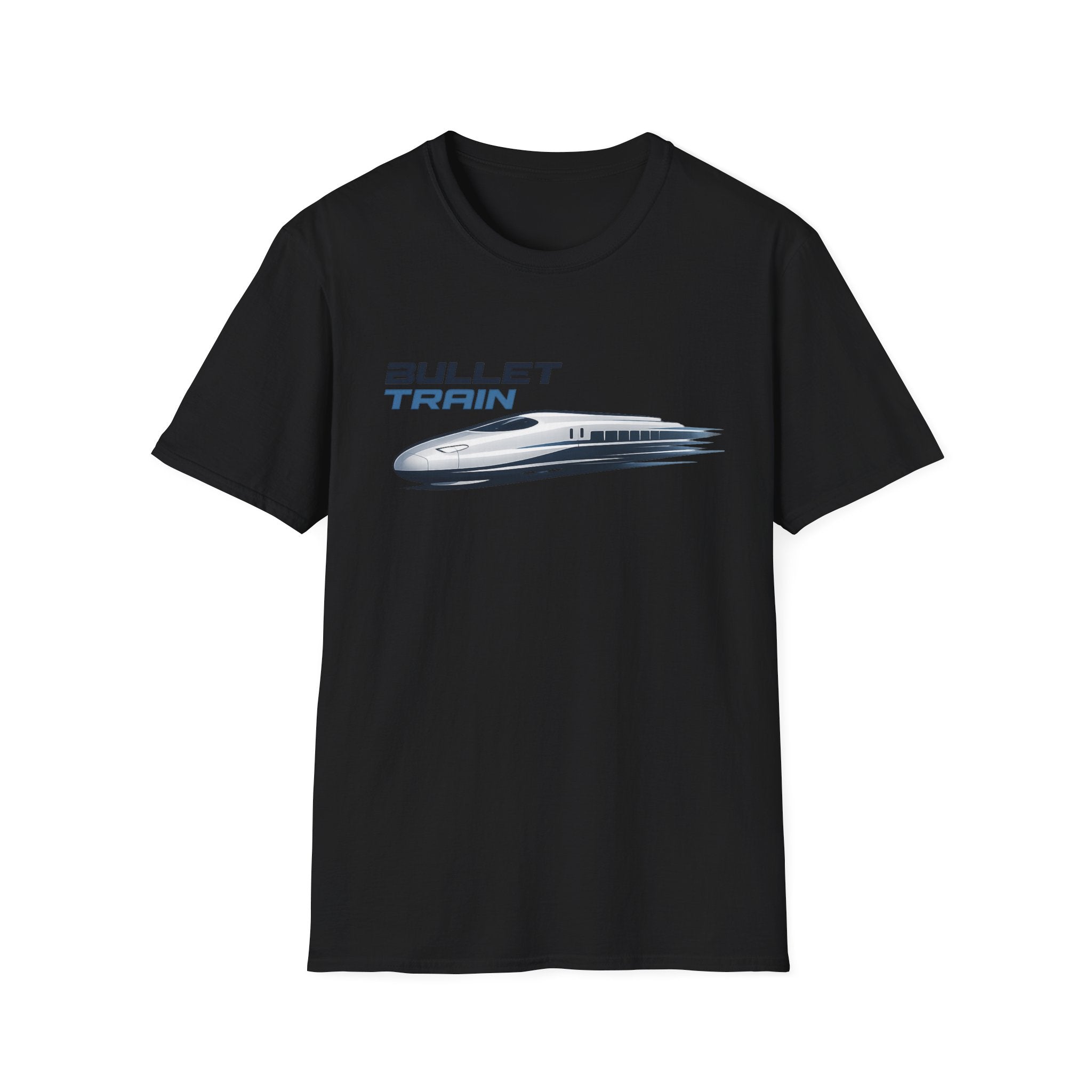 The Bullet Train Unisex Softstyle T-Shirt Japan Shinkansen Tokyo Graphic Tee Japanese Streetwear Shirt