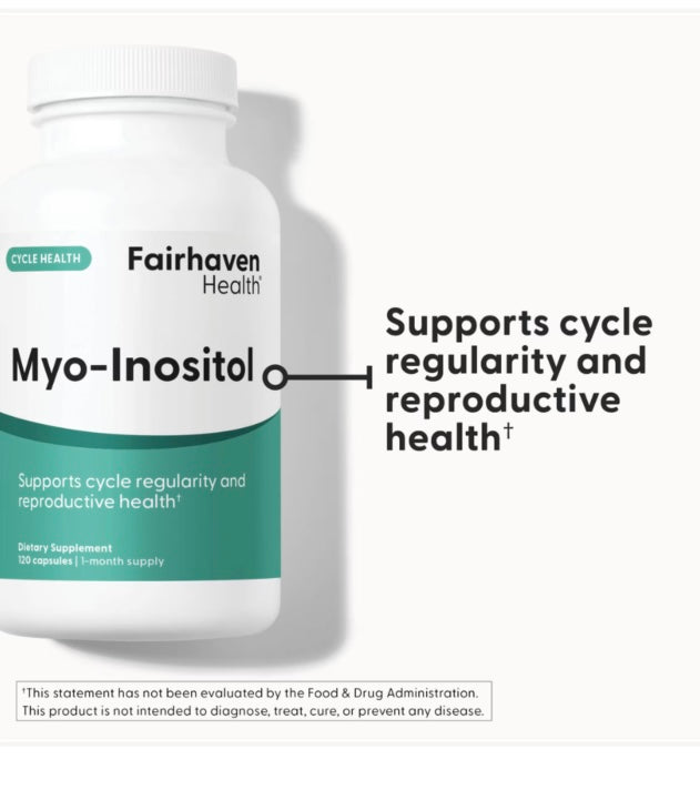 Myo-Inositol, 120 Capsules (500 mg per Capsule)