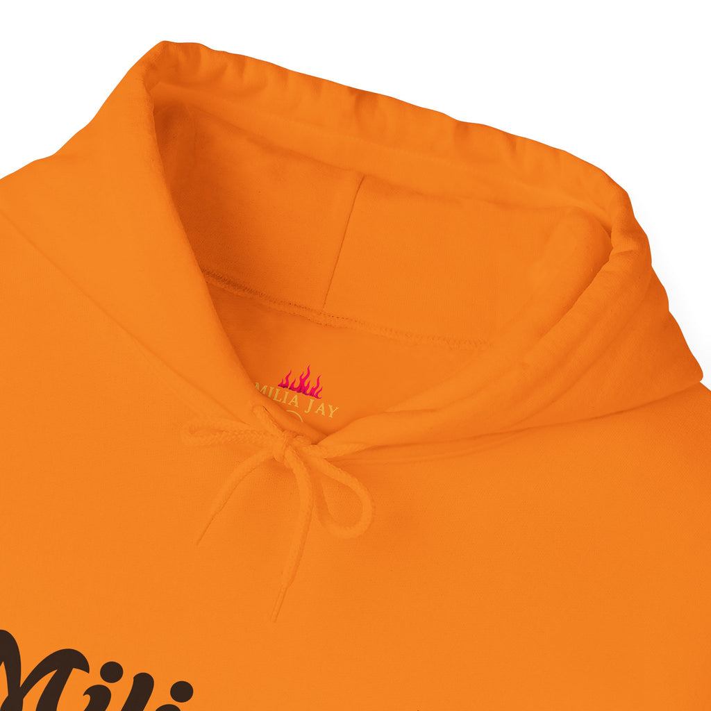 Milia Jay Hoodie with Red Heart Back
