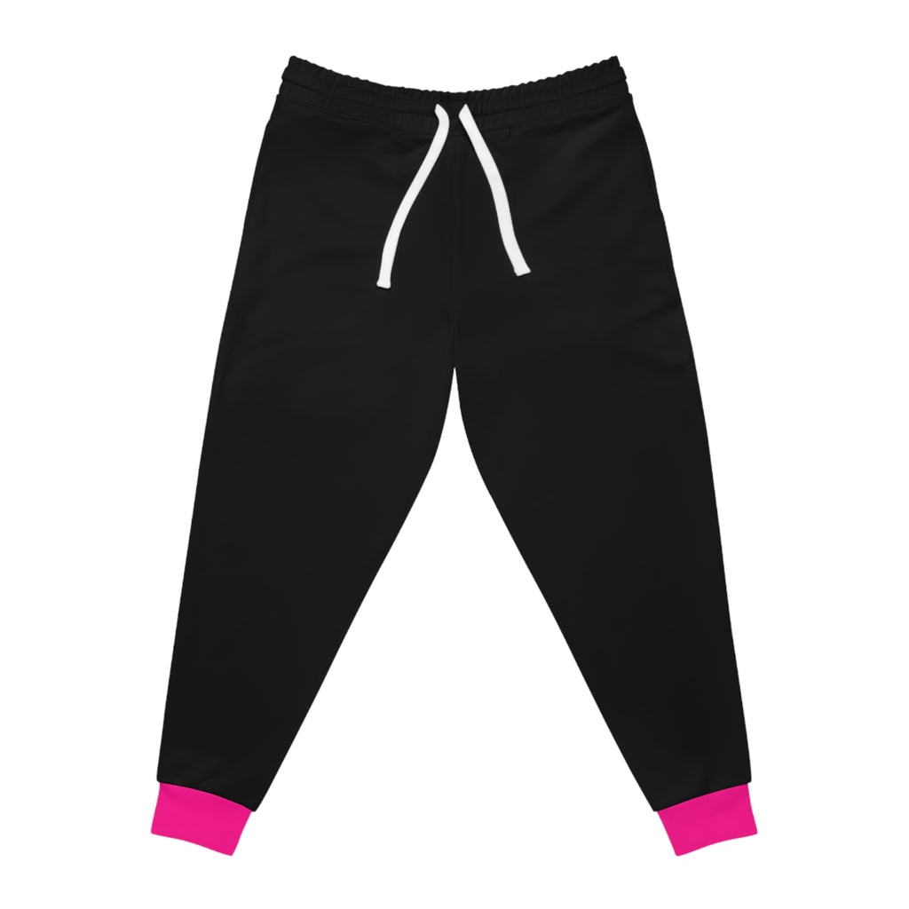 Women’s Jogger Pants – Black & Pink Comfort Fit | Milia Jay