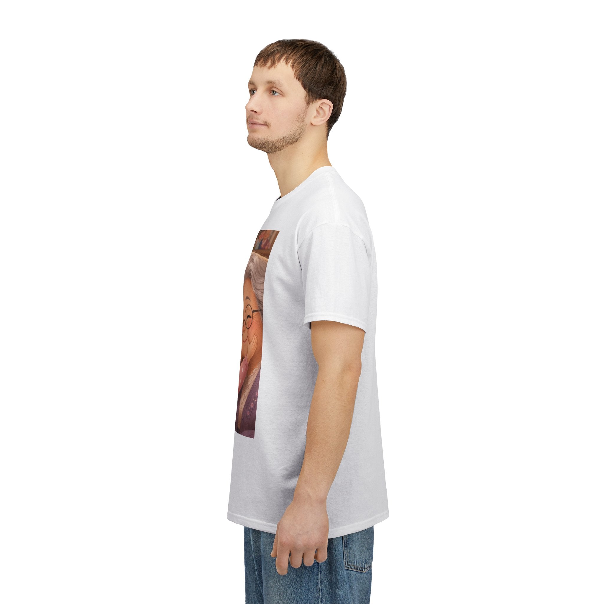 Grandma Hug T-Shirt – Cute "Your cheeks are so soft like a dough!" Illustration Tee