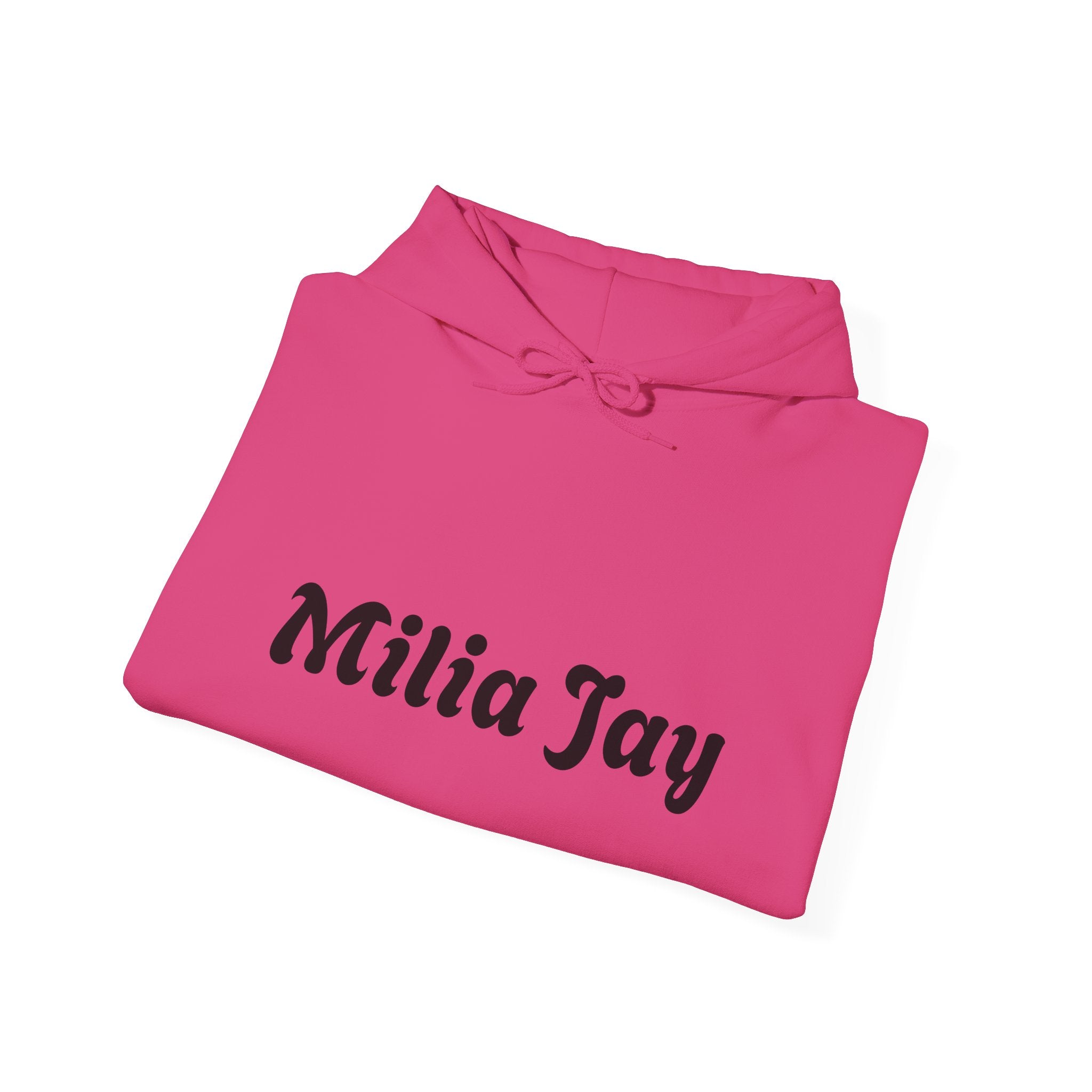 Milia Jay Hoodie with Red Heart Back