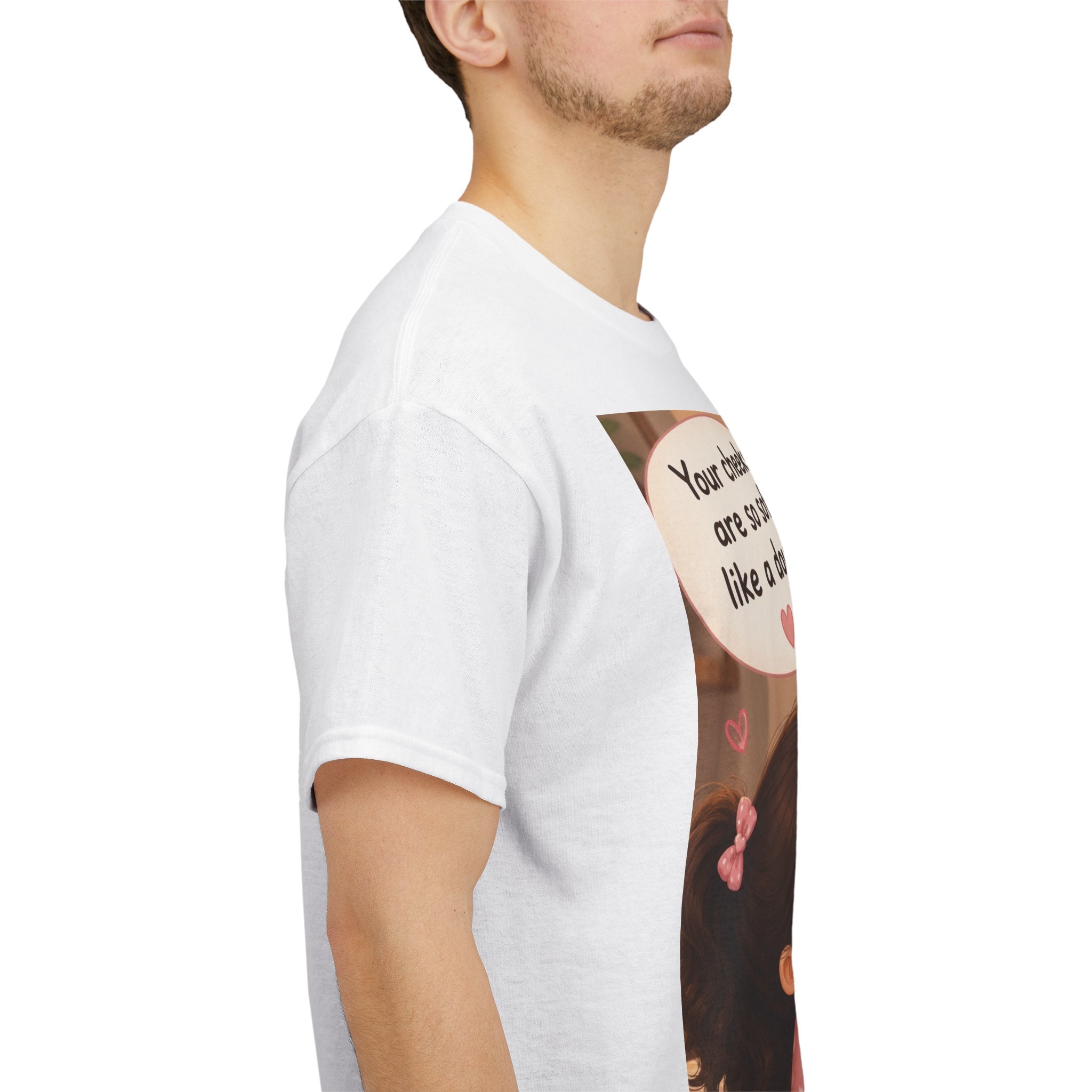 Grandma Hug T-Shirt – Cute "Your cheeks are so soft like a dough!" Illustration Tee