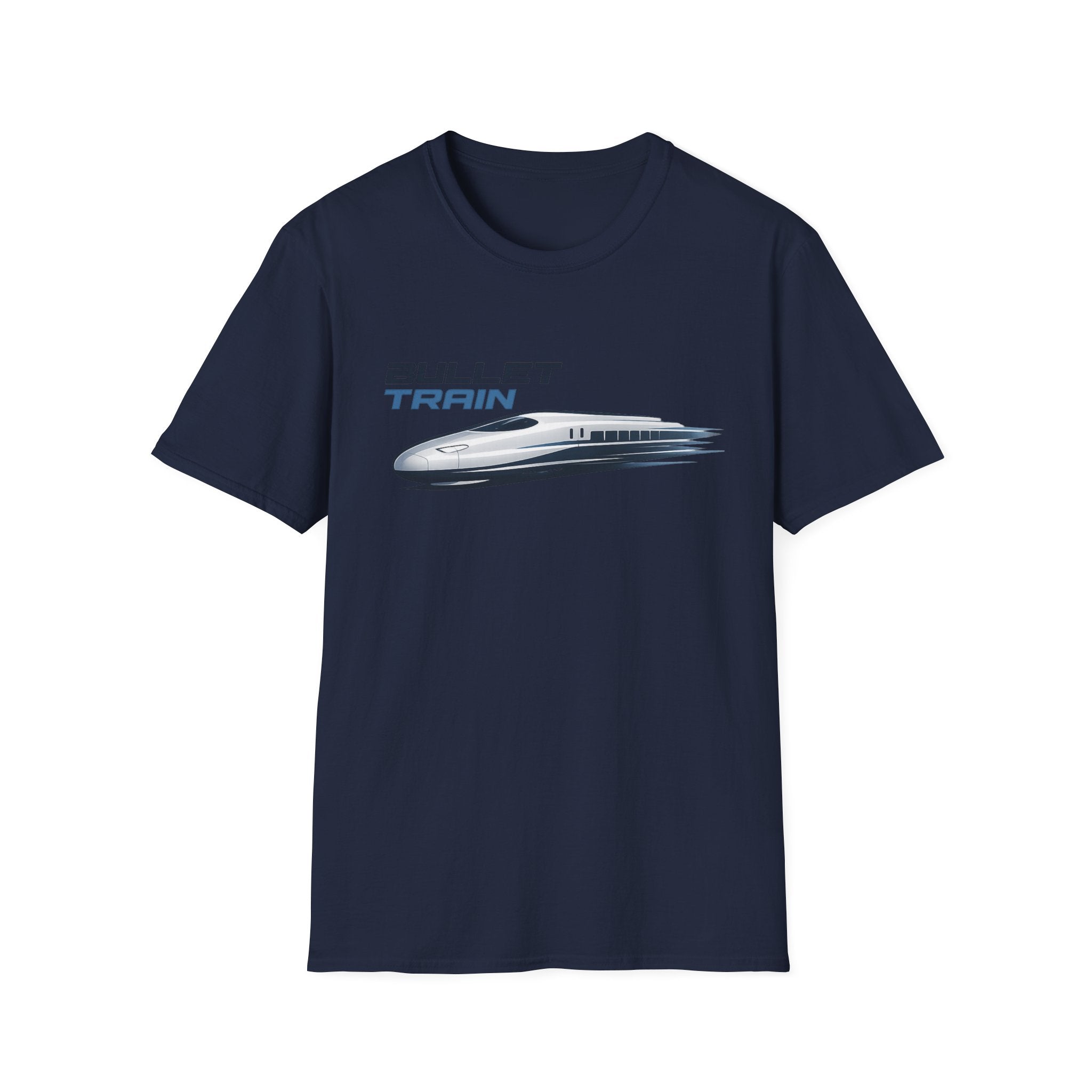 The Bullet Train Unisex Softstyle T-Shirt Japan Shinkansen Tokyo Graphic Tee Japanese Streetwear Shirt