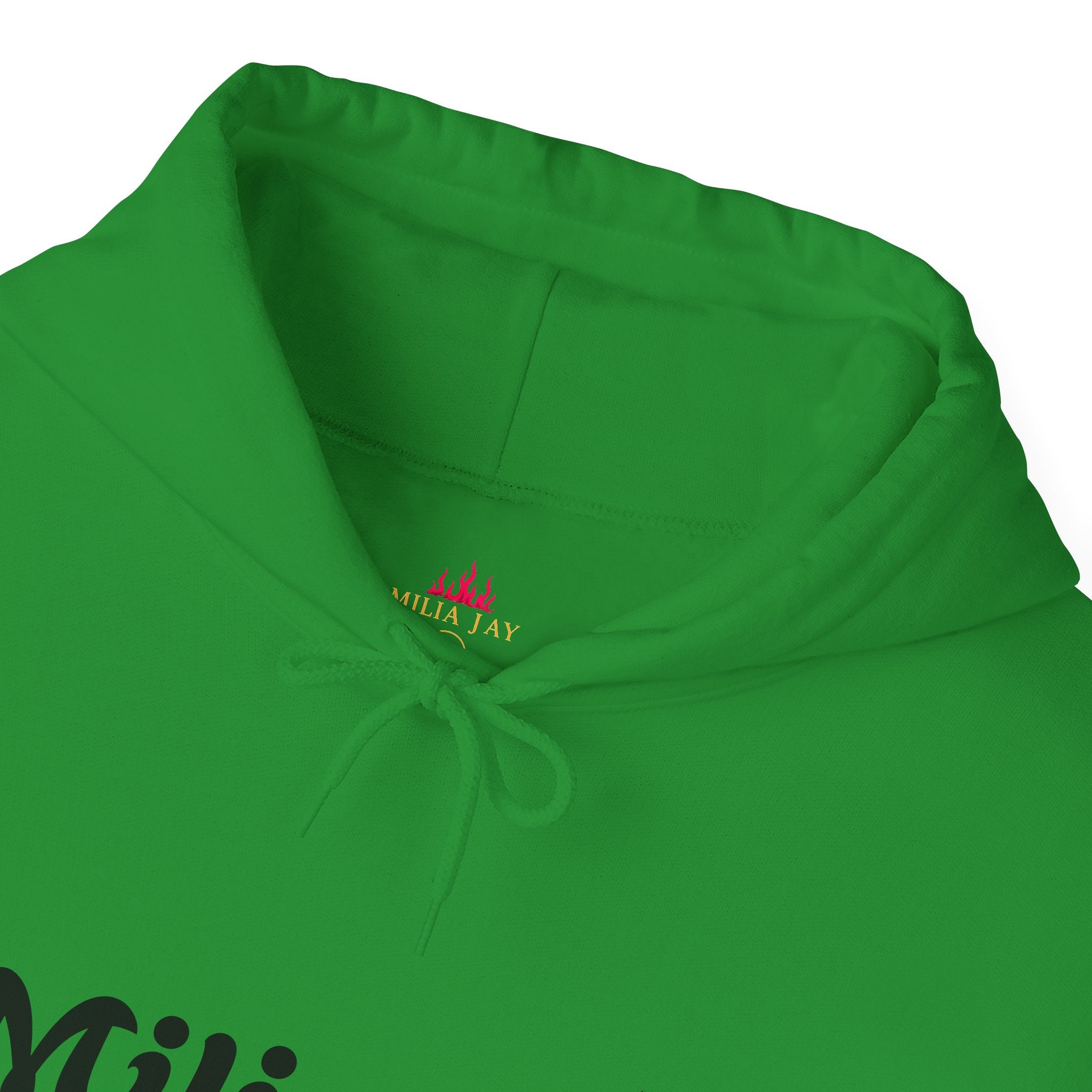 Milia Jay Hoodie with Red Heart Back