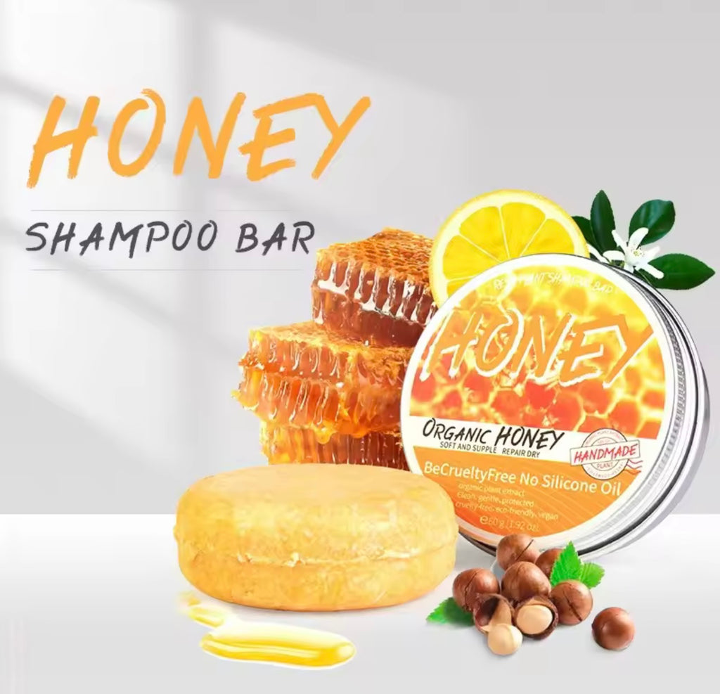 Honey Shampoo and Conditioner & Aloe Vera Shampoo for Hair – Deep Moist Japanese Honey Shampoo with Organic Honey and Aloe Vera for Dry Damaged Hair