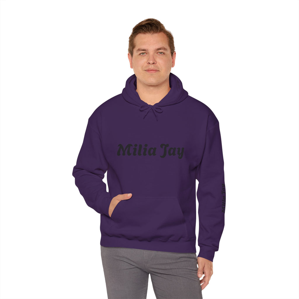 Milia Jay Hoodie with Red Heart Back