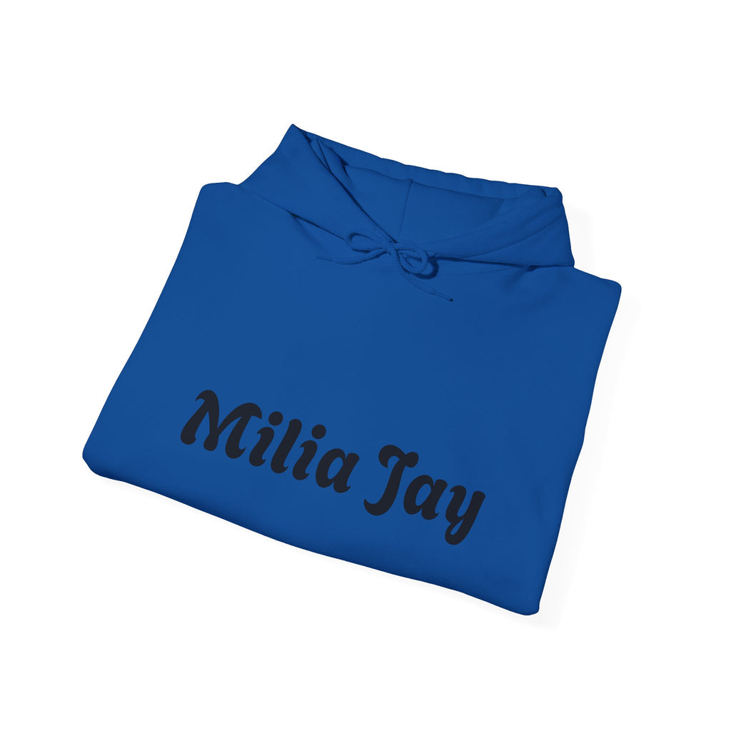 Milia Jay Hoodie with Red Heart Back