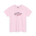 American Girl T-Shirt — Patriotic Stars & Script Tee