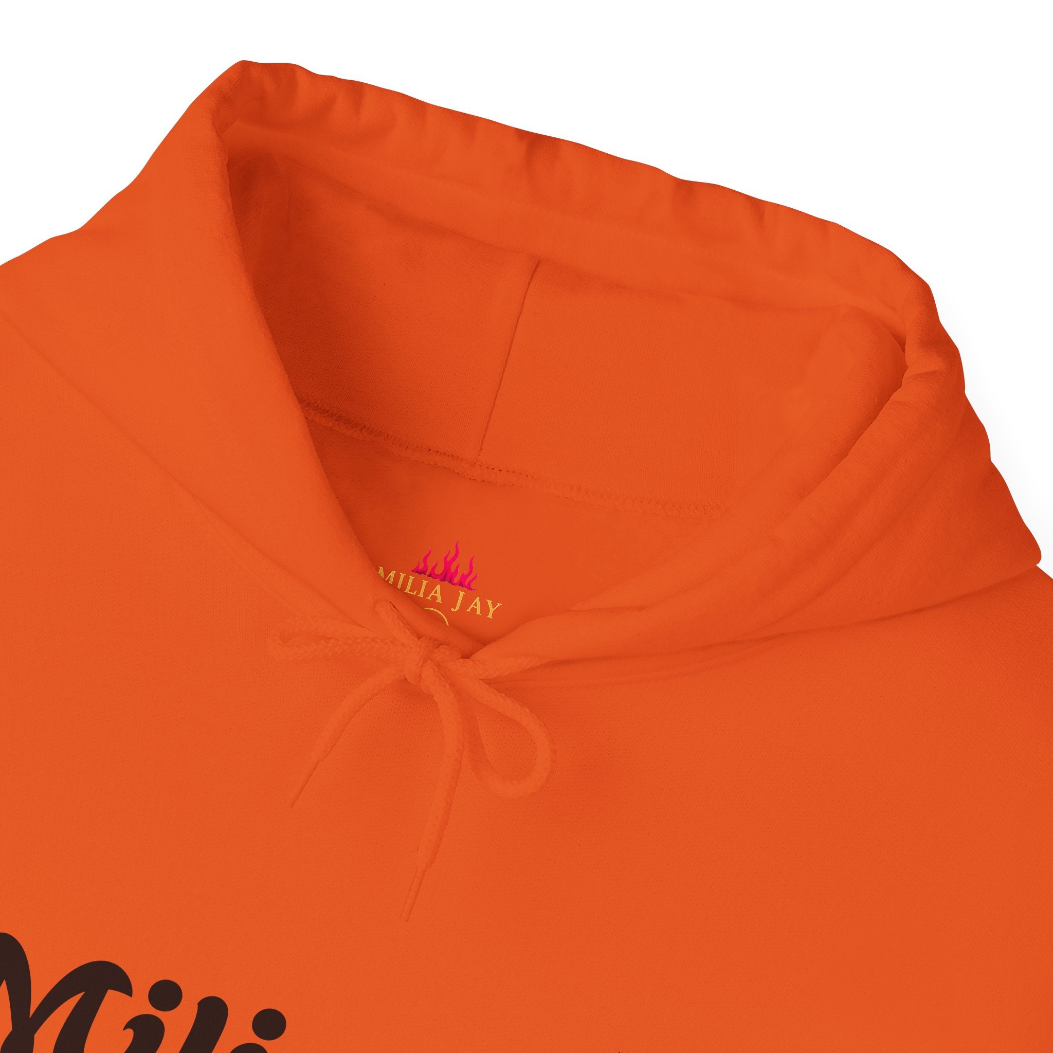 Milia Jay Hoodie with Red Heart Back