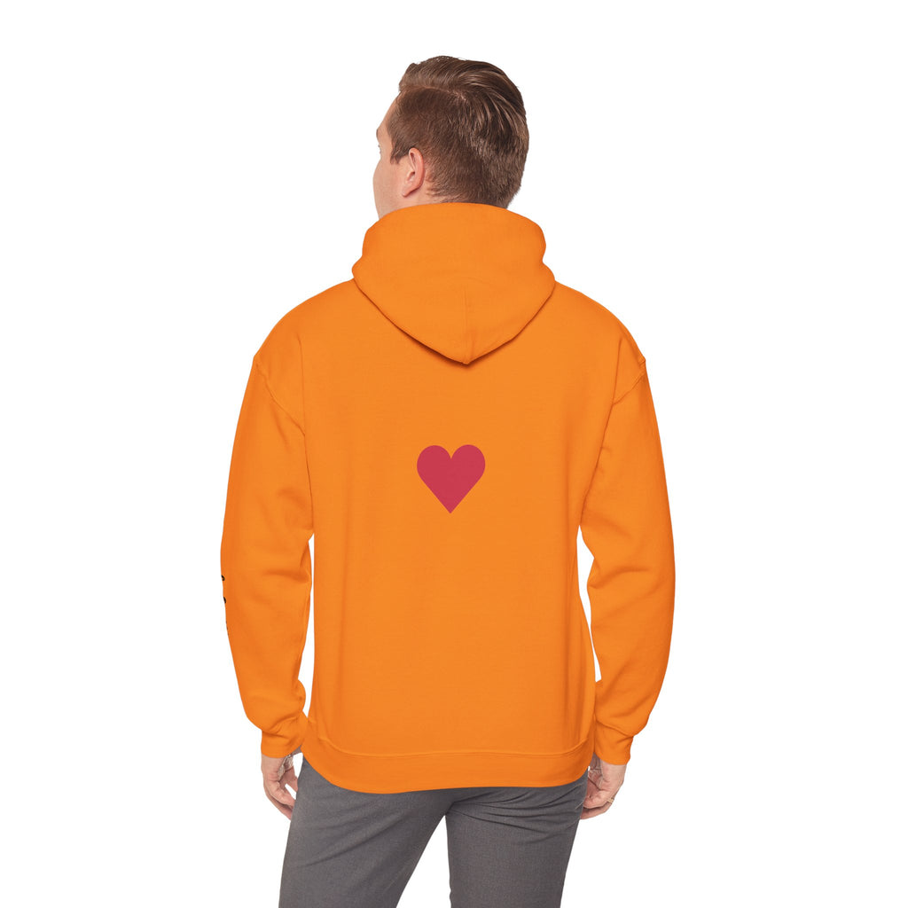 Milia Jay Hoodie with Red Heart Back