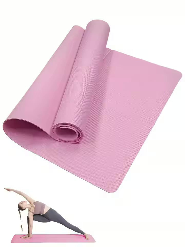 Milia Jay Best Yoga Mat – Anti-Slip 4mm EVA Yoga Mat for Pilates & Fitness, Lightweight Travel Yoga Mat for Home, Gym & Exercise