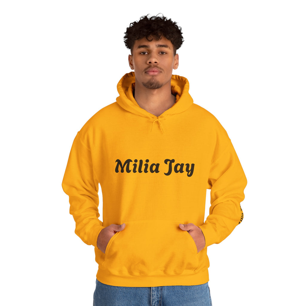 Milia Jay Hoodie with Red Heart Back