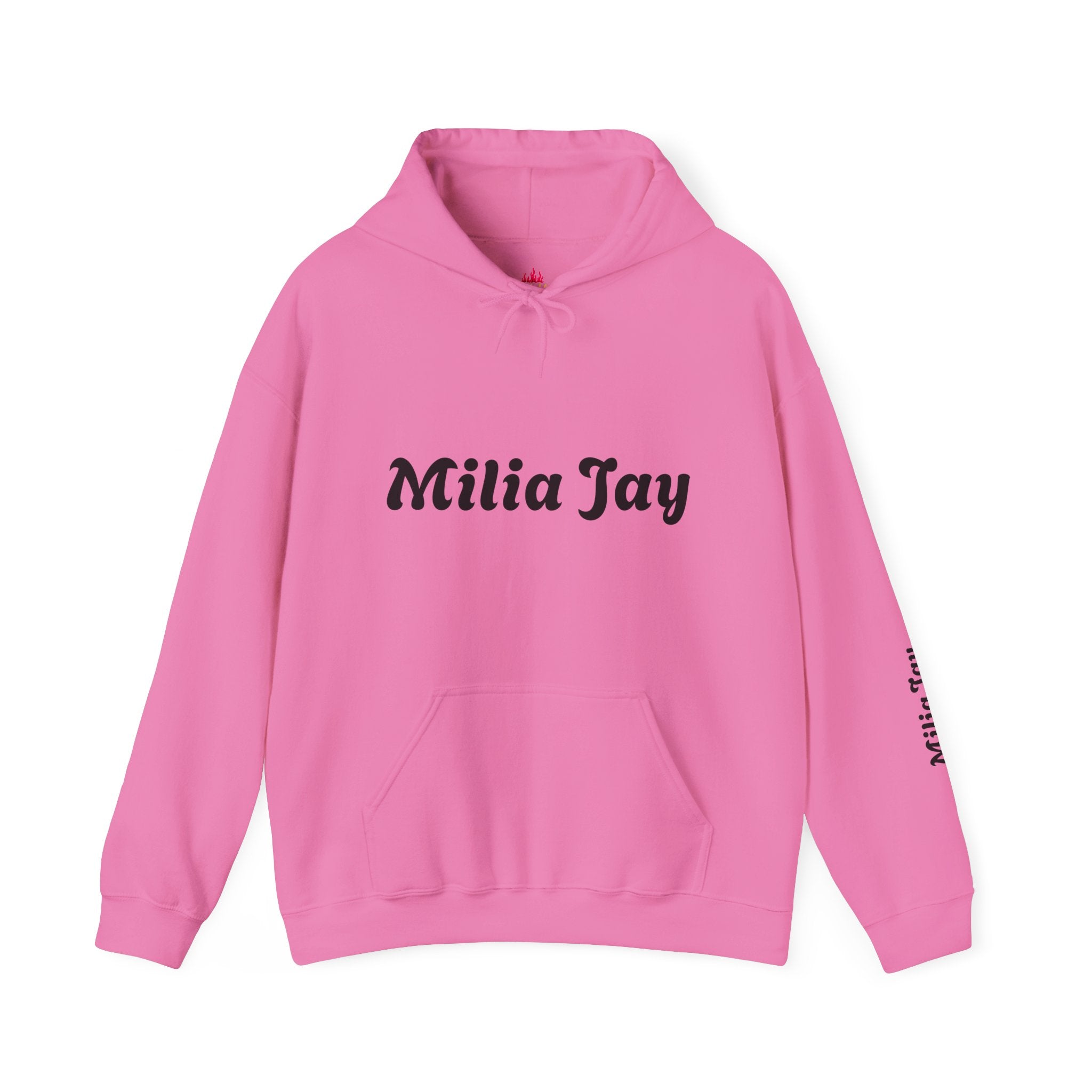 Milia Jay Hoodie with Red Heart Back