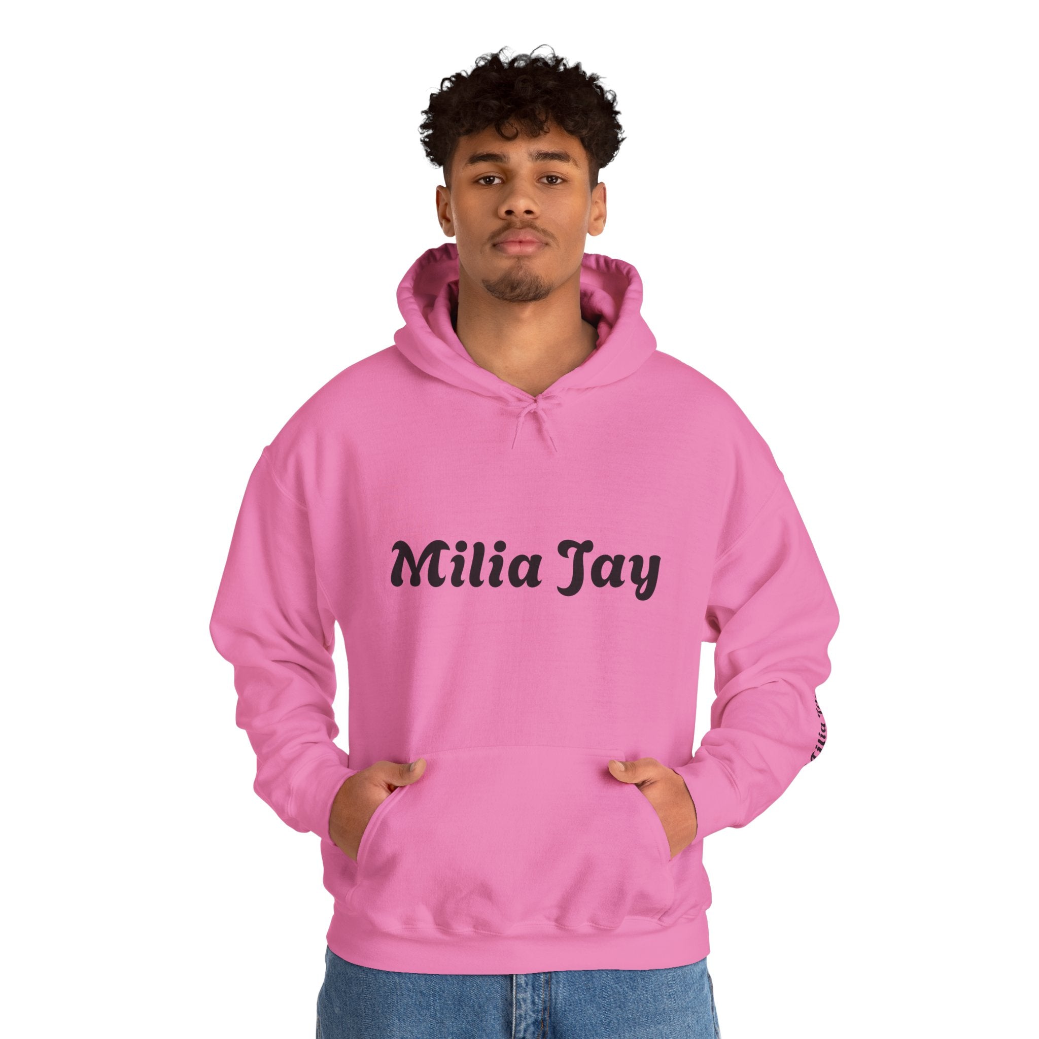 Milia Jay Hoodie with Red Heart Back