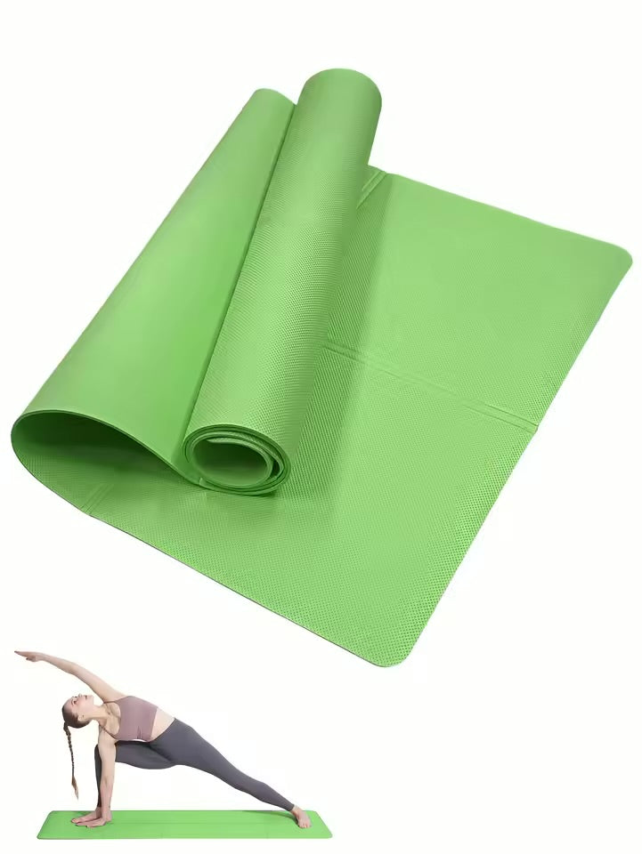 Milia Jay Best Yoga Mat – Anti-Slip 4mm EVA Yoga Mat for Pilates & Fitness, Lightweight Travel Yoga Mat for Home, Gym & Exercise