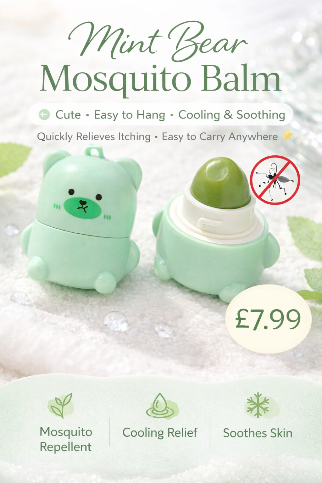 Best Mosquito Repellent – Bite Relief Roll-On for Kids & Adults